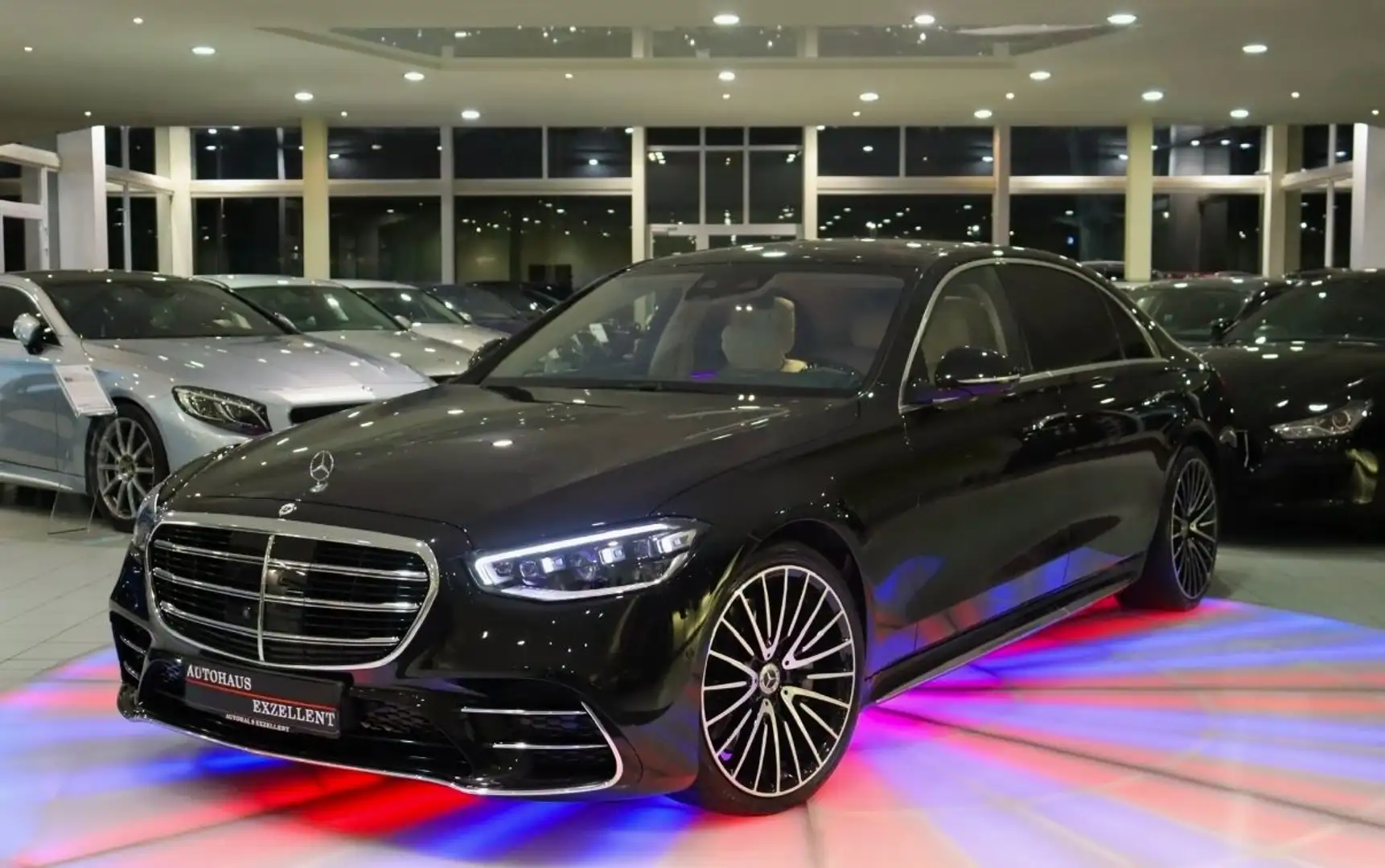 Mercedes-Benz S 400 d 4Matic L AMG-Line*NAPPA*KLAVIER*BURMESTR Schwarz - 1