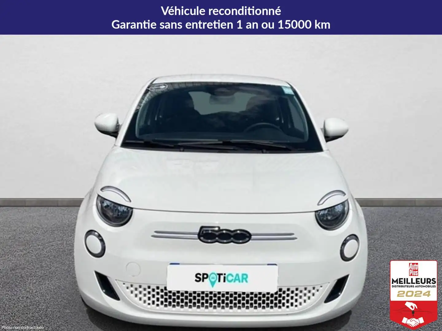Fiat 500 E 95 ch action Blanc - 2