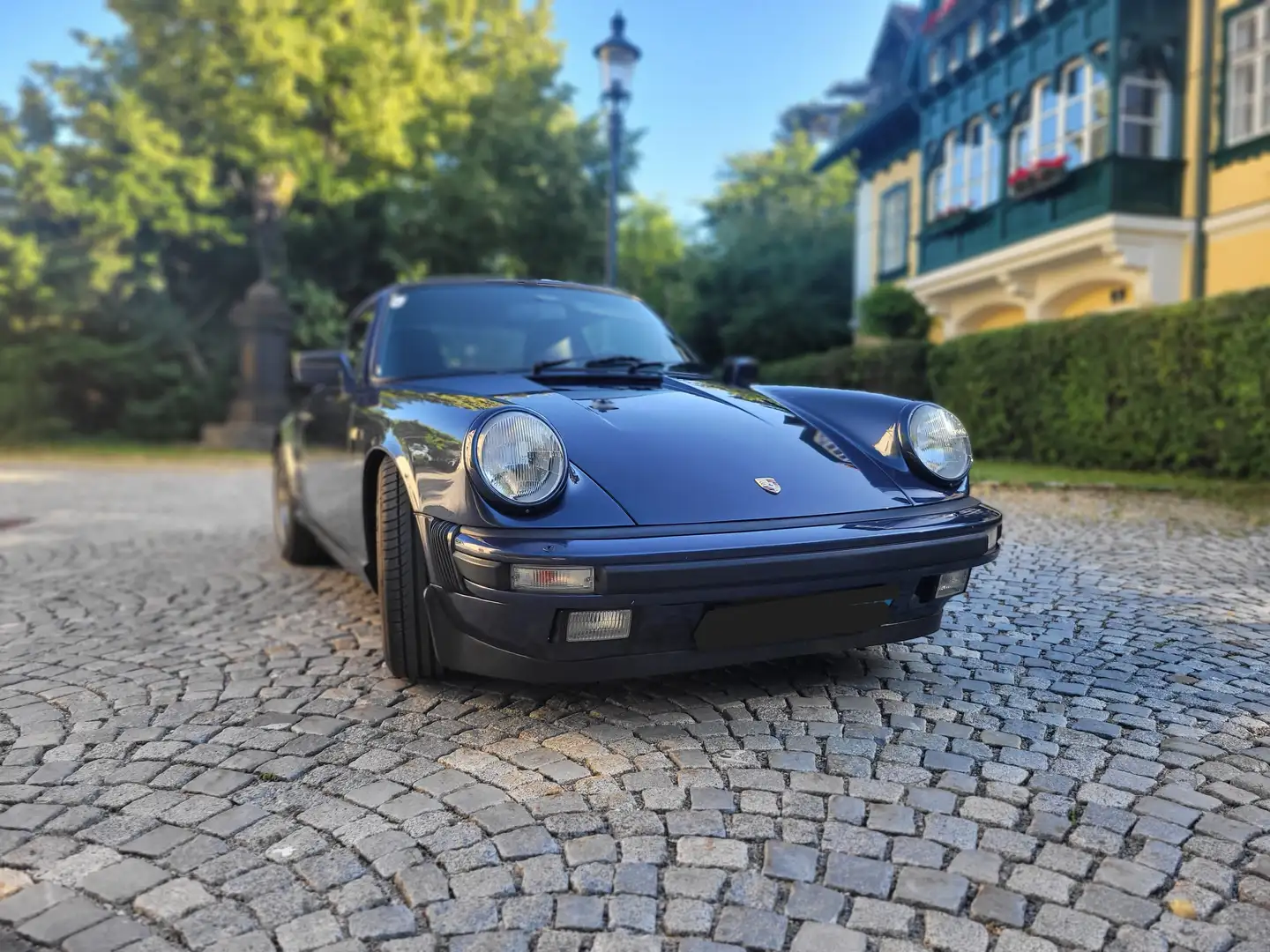 Porsche 911 Carrera Cabrio Blau - 2