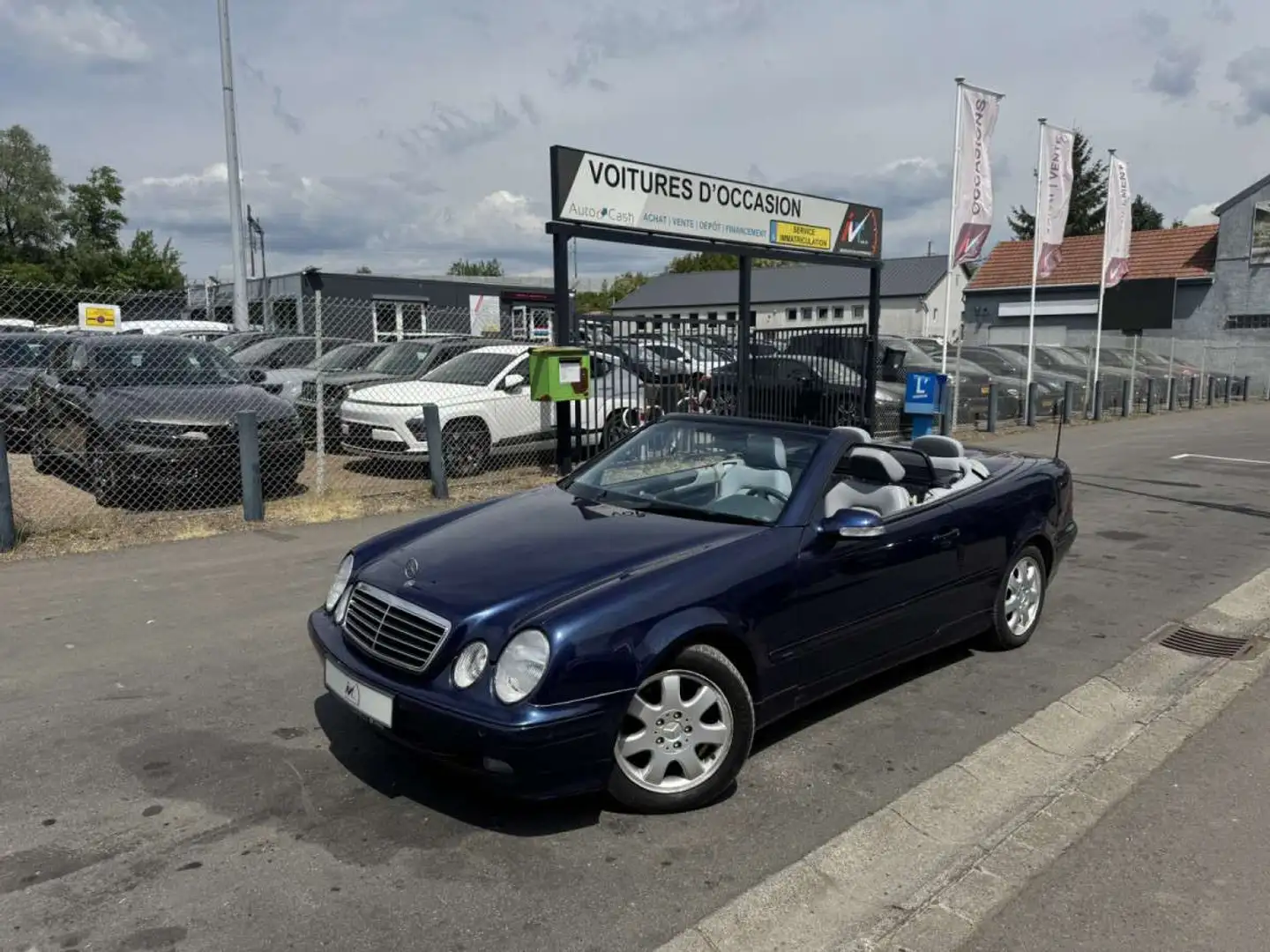 Mercedes-Benz CLK 230 Kompressor 193 Cabriolet Avantgarde 1ère Main Blauw - 1
