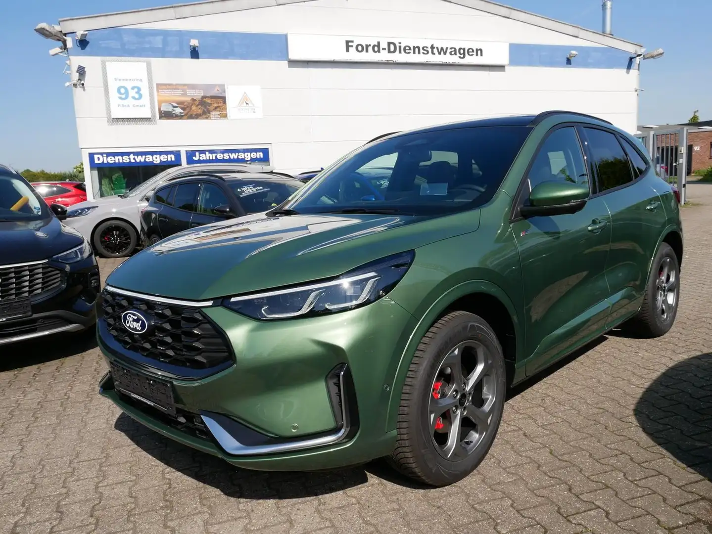 Ford Kuga Hybrid ST-Line X 4x4 Pano AHK ACC TWA Grün - 1
