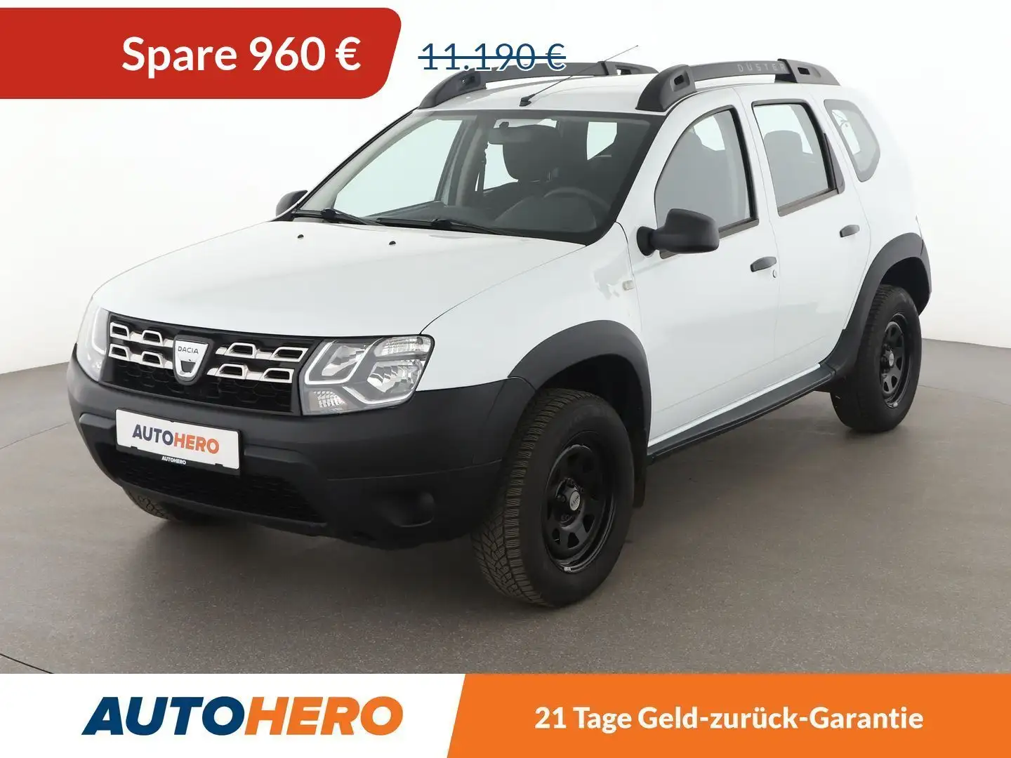 Dacia Duster 1.6 SCe Ice 4x2 *NAVI*KLIMA*GARANTIE* Weiß - 1