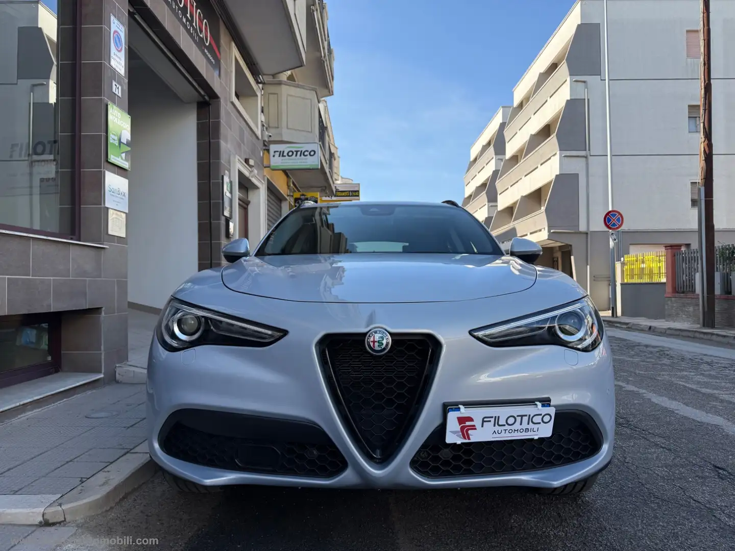 Alfa Romeo Stelvio 2.2 T.diesel 190CV AT8 Q4 Sprint MY 2021 - GANCIO Gris - 2