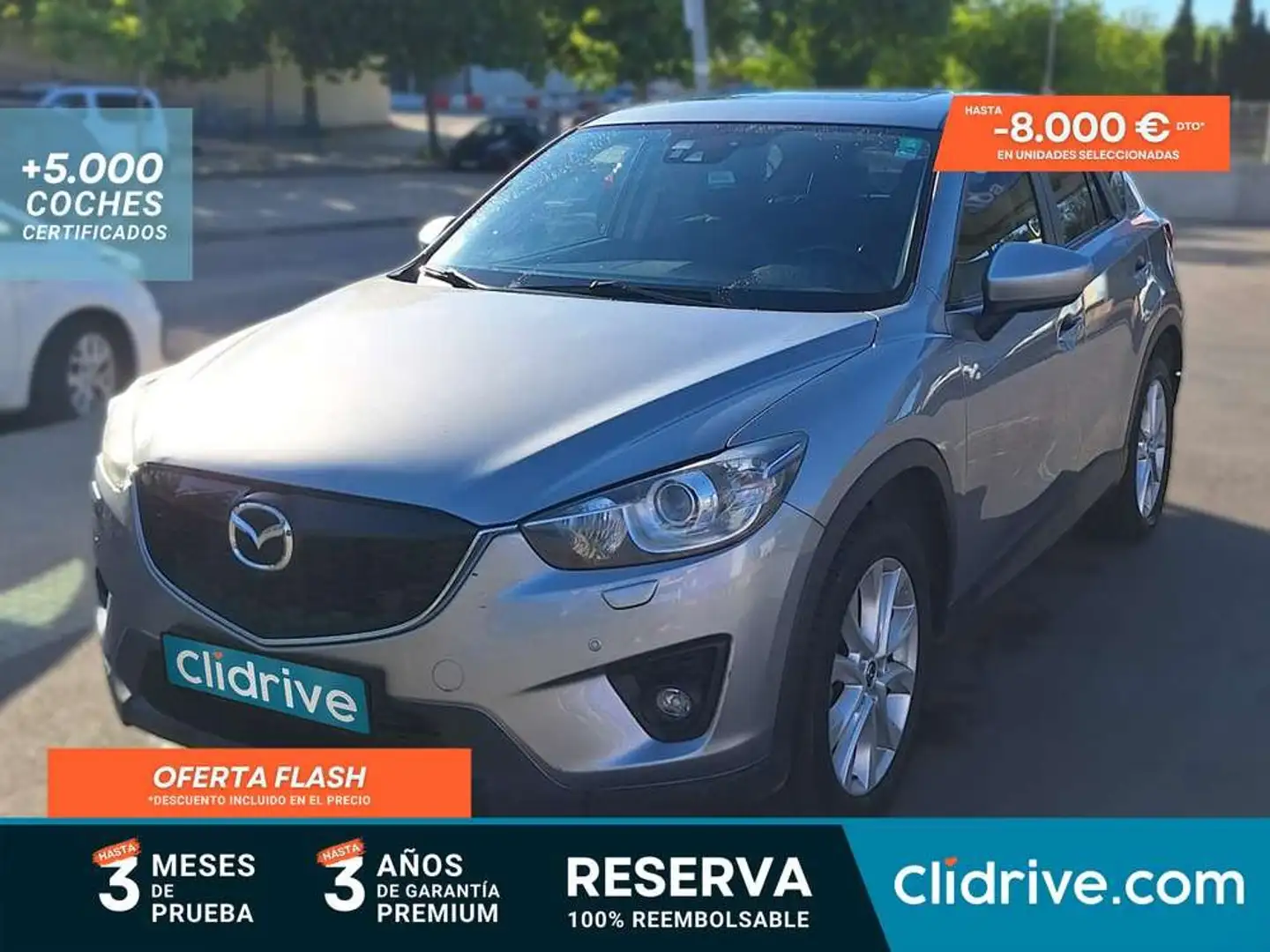 Mazda CX-5 2.2DE Luxury 4WD 175 Aut. Gris - 1