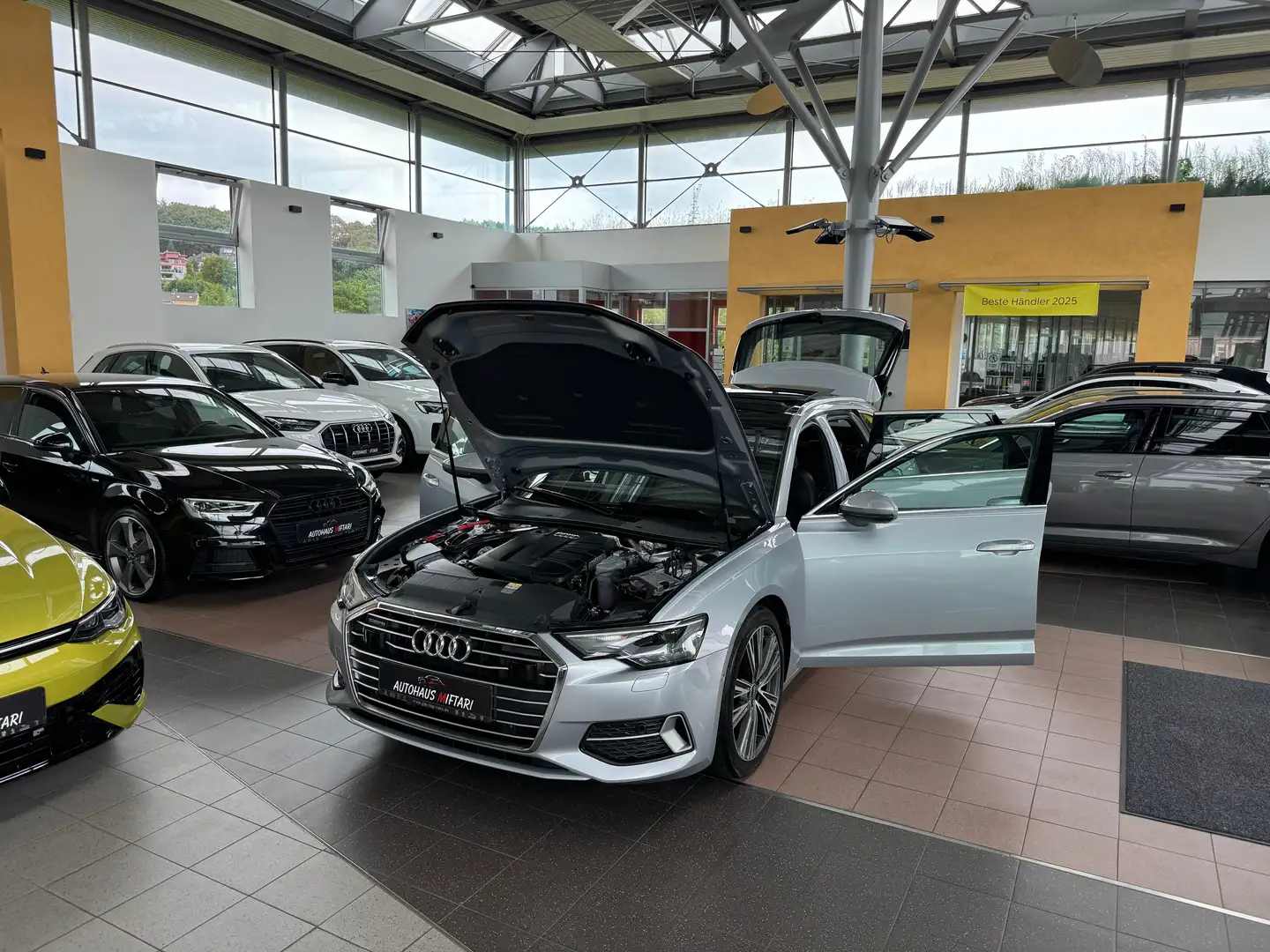 Audi A6 40 TDI quattro sport Pano Virtual Kamera Keyless Argent - 2