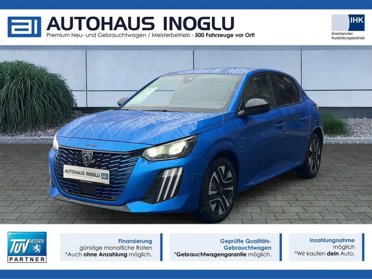 Peugeot 208 Hybrid 100 Allure eDCS6 Navi+LED+360° Kam+ACC+ Blau - 1