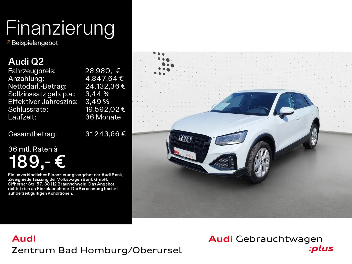 Audi Q2 Advanced 35 TFSI*Navi*Alu*AHK*LED*PDC*Virtual Blanc - 1