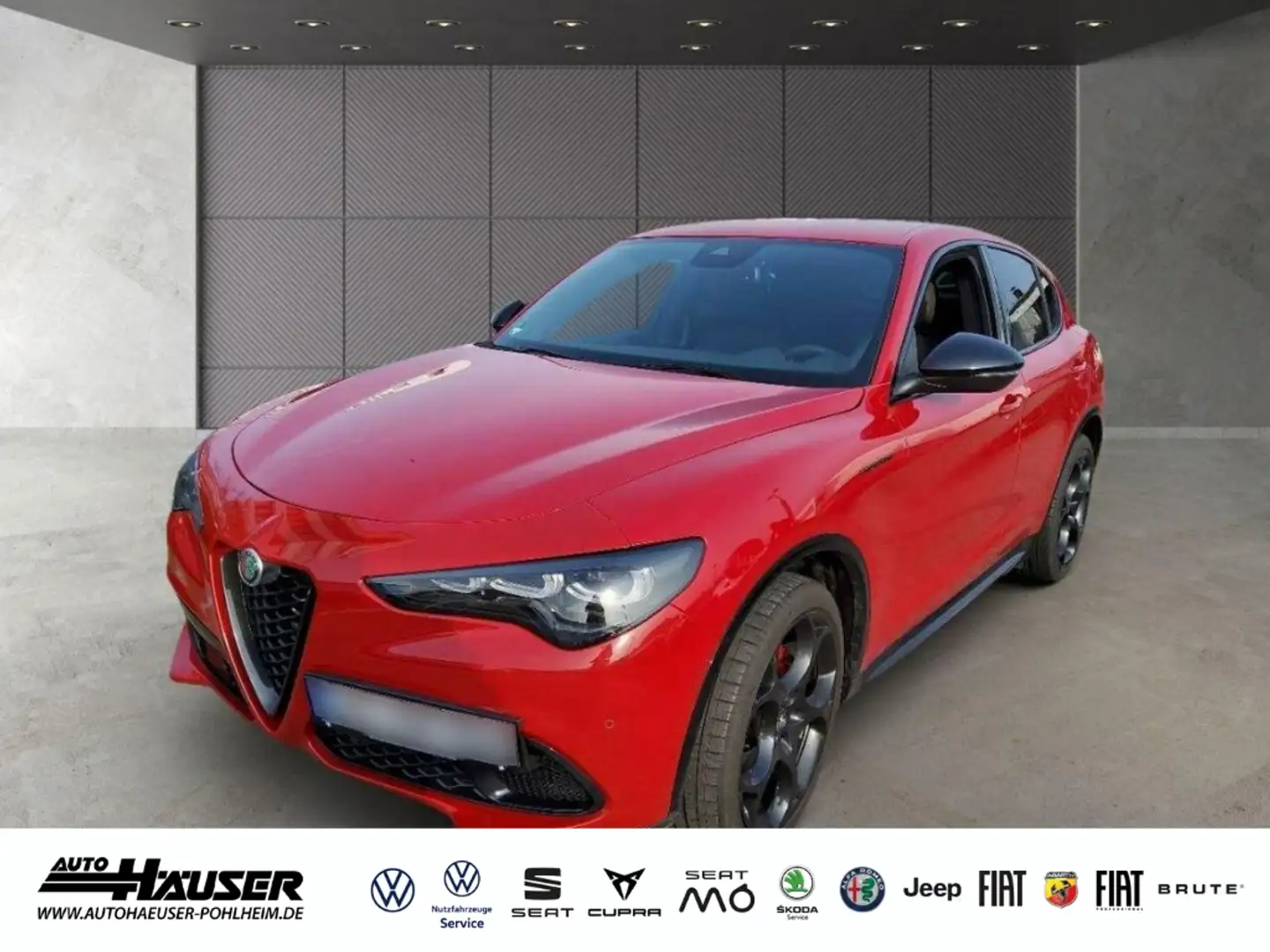 Alfa Romeo Stelvio Competizione Q4 2.0 Turbo HARMAN-KARDON EL. HECKKL Rood - 1