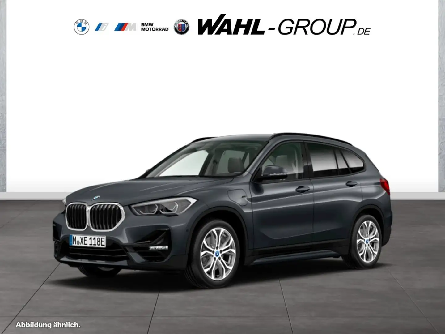 BMW X1 xDrive25e SPORT LINE DAB LED NAVI AHK ALU 18" Grau - 1