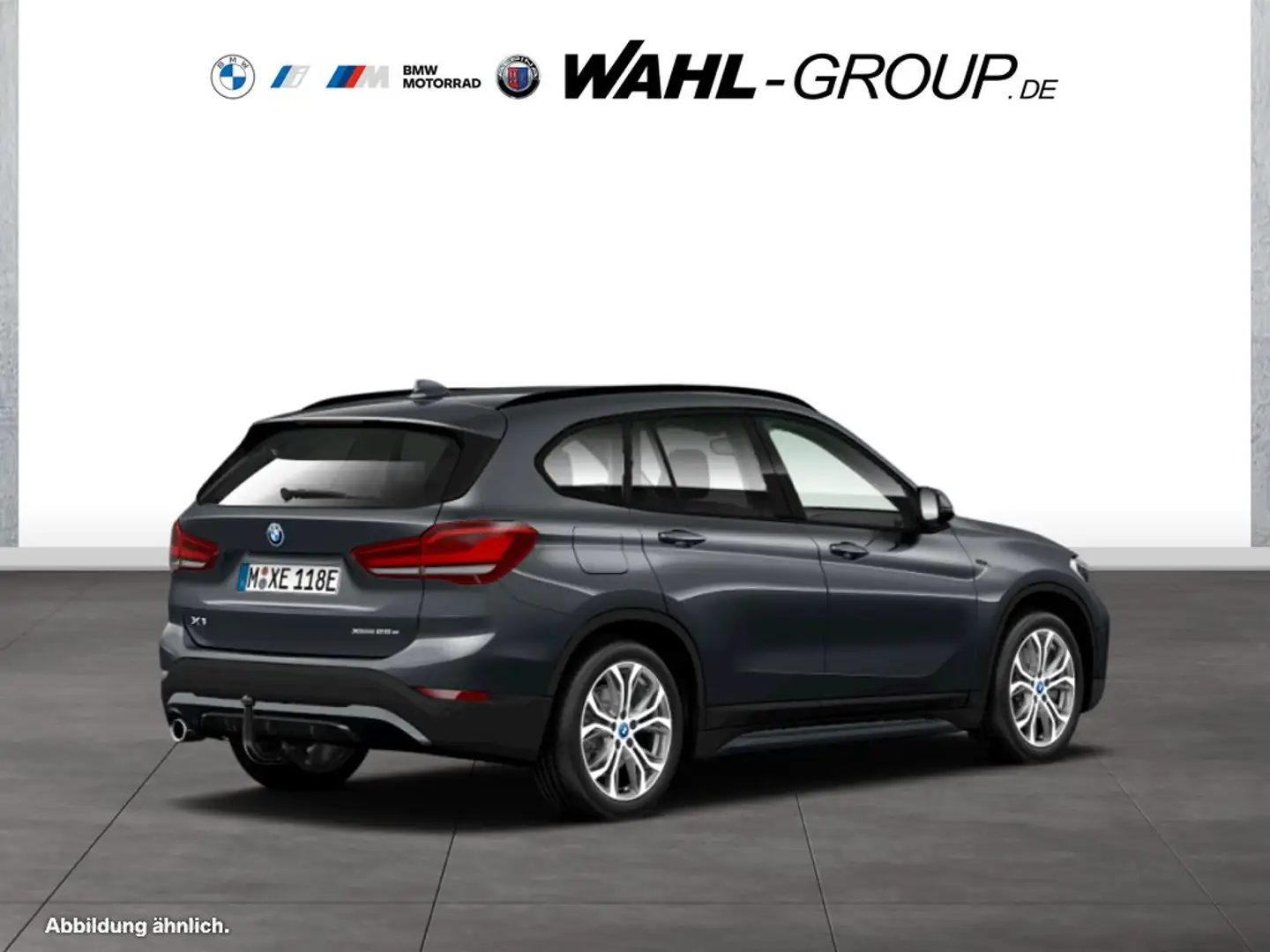 BMW X1 xDrive25e SPORT LINE DAB LED NAVI AHK ALU 18" Grau - 2