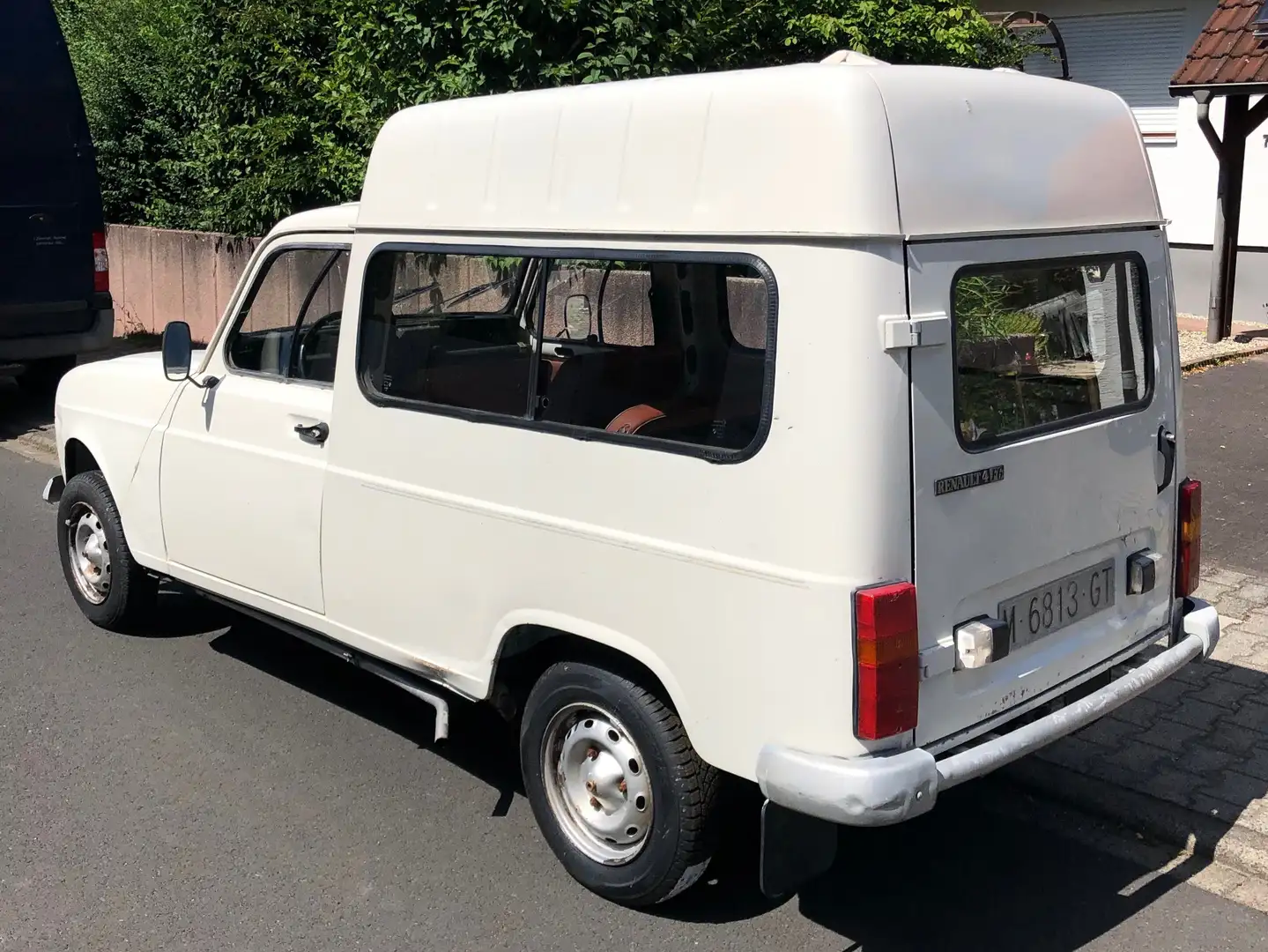 Renault R 4 F6 R4F6 Kastenwagen Oldtimer Minicamper Blanc - 2