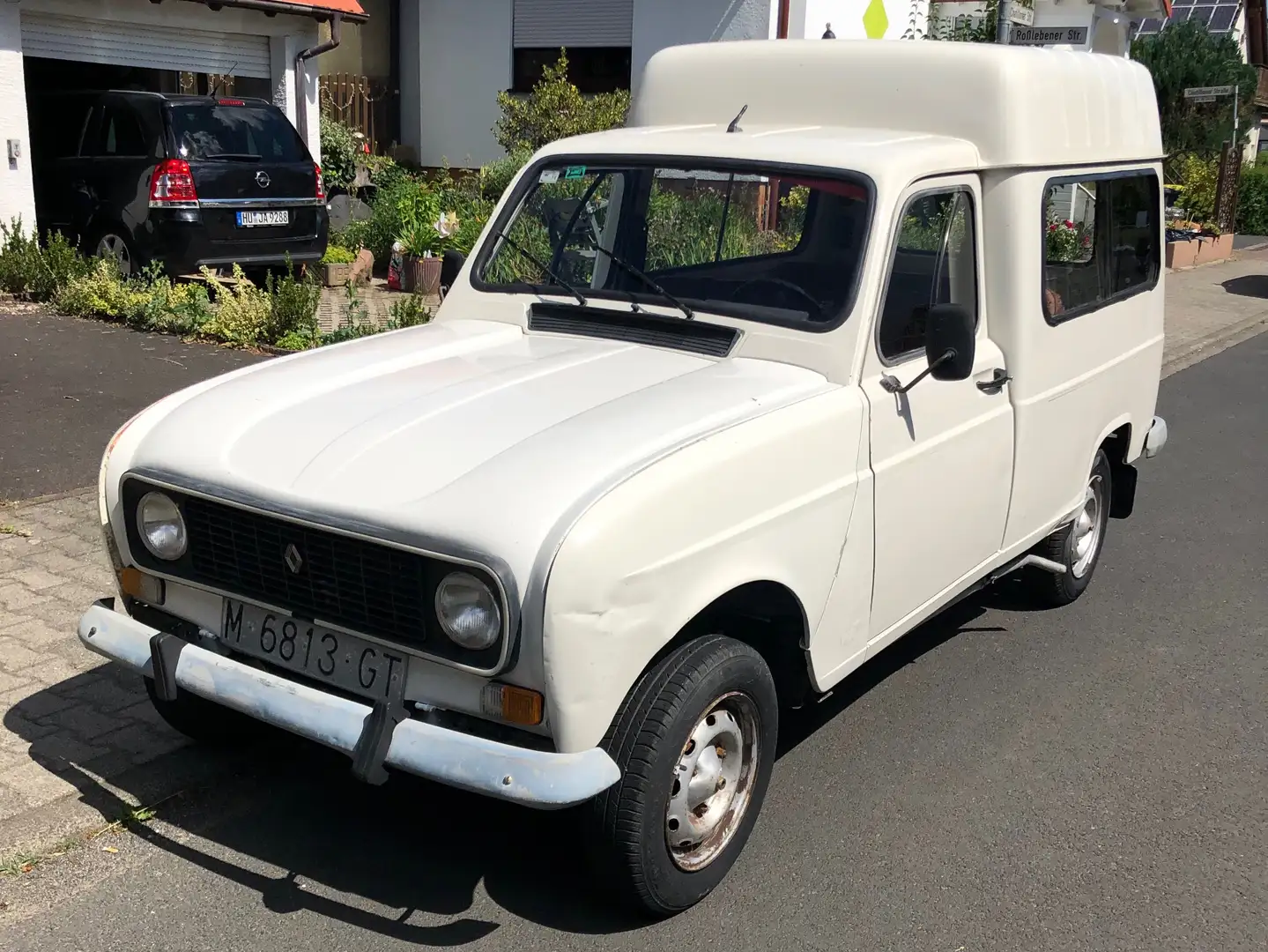 Renault R 4 F6 R4F6 Kastenwagen Oldtimer Minicamper Blanc - 1