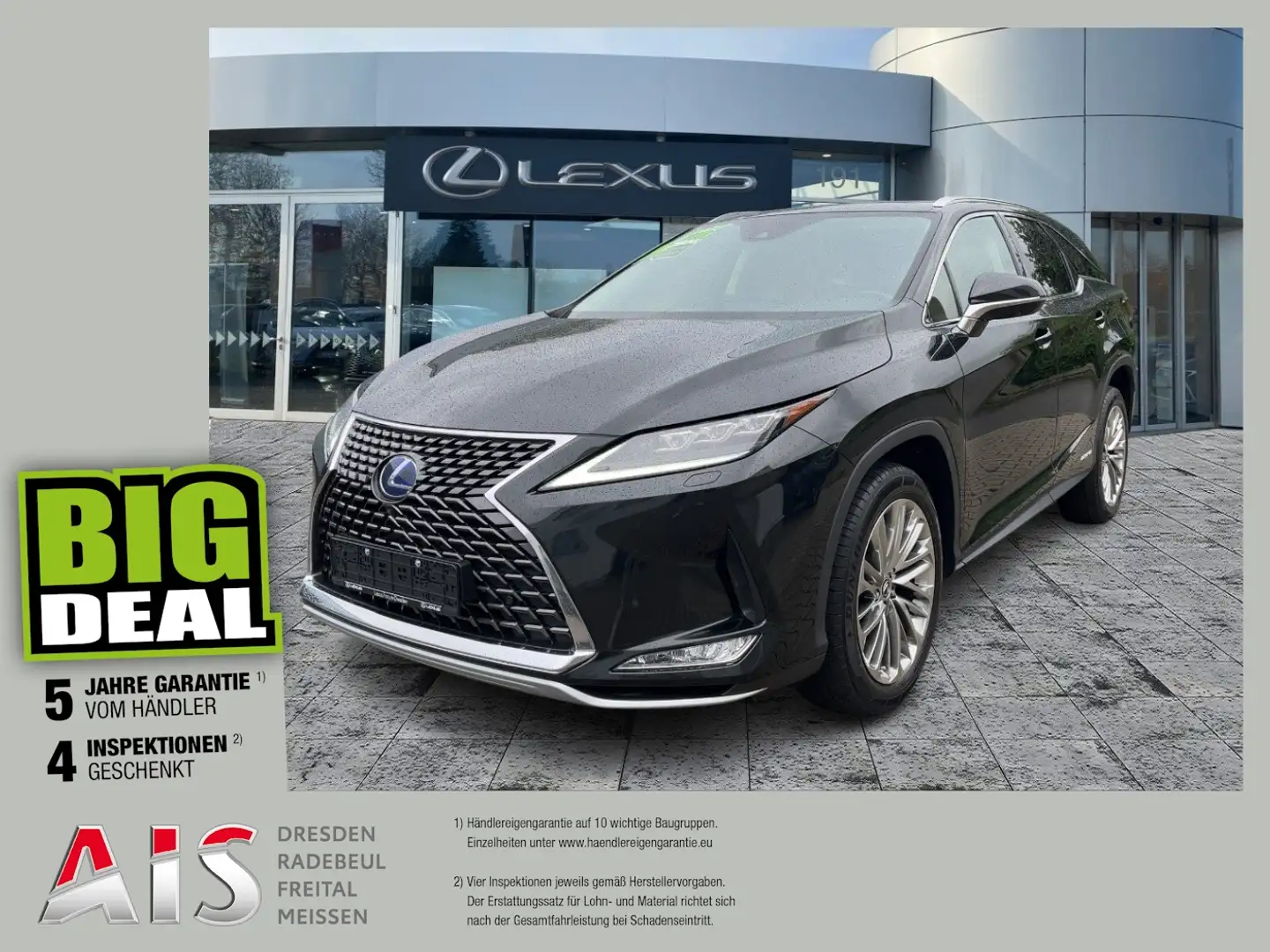 Lexus RX 450h L Luxury Line 6-Sitzer*Standheizung Schwarz - 1
