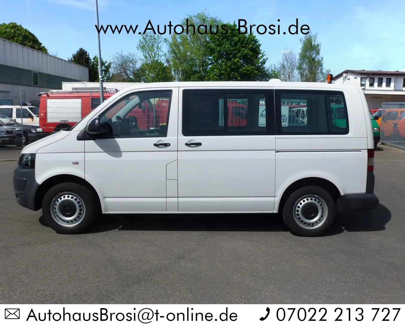 Volkswagen T5 Transporter Kombi * 1. Hand * Klima * wenig km * GARANTIE Blanc - 2