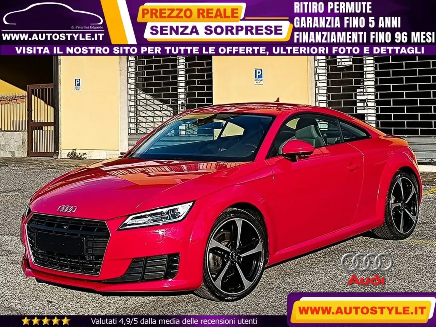 Audi TT Coupé 1.8 TFSI S-Tronic 180Cv Rosso - 1