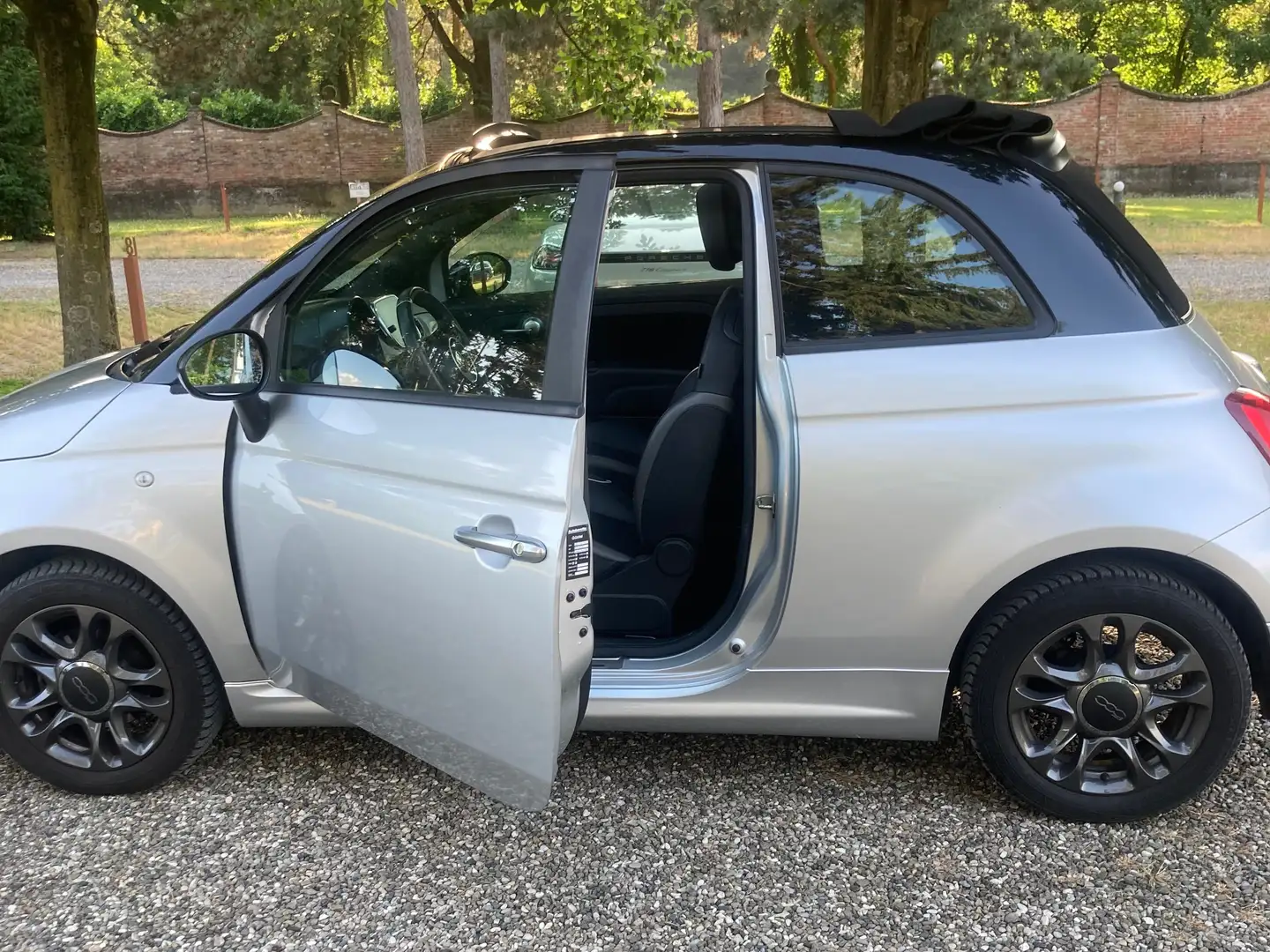 Fiat 500 Connect  cabrio IBRIDA Argento - 1