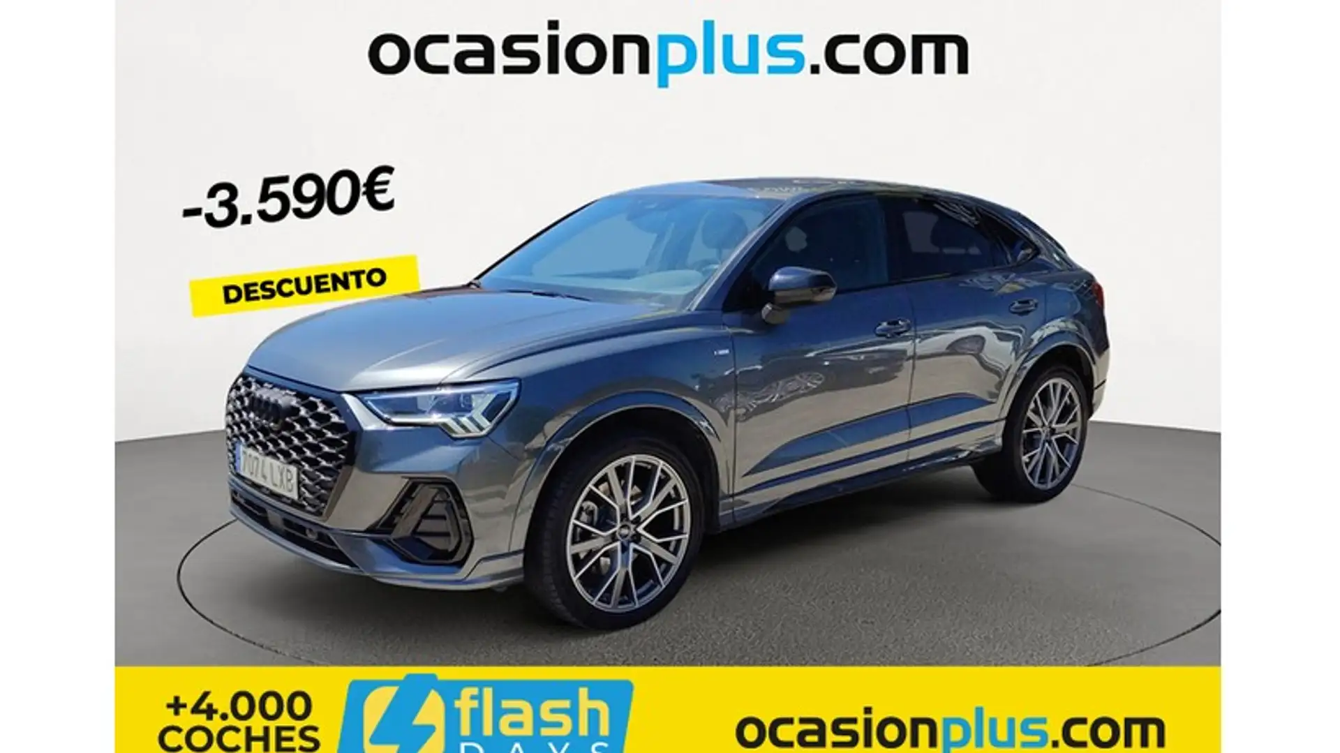 Audi Q3 Sportback 40 TDI Black line quattro S tronic 147kW Gris - 1