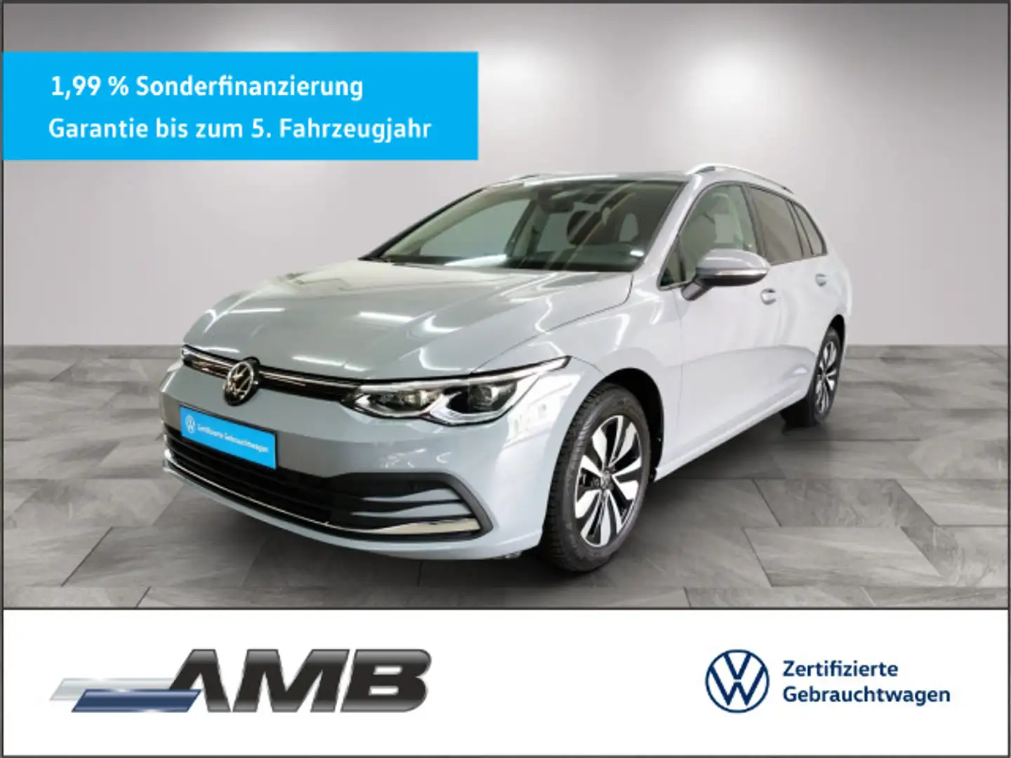Volkswagen Golf Variant Move 1.5 eTSI AHK/Matrix/Pano/02.29 Grau - 1