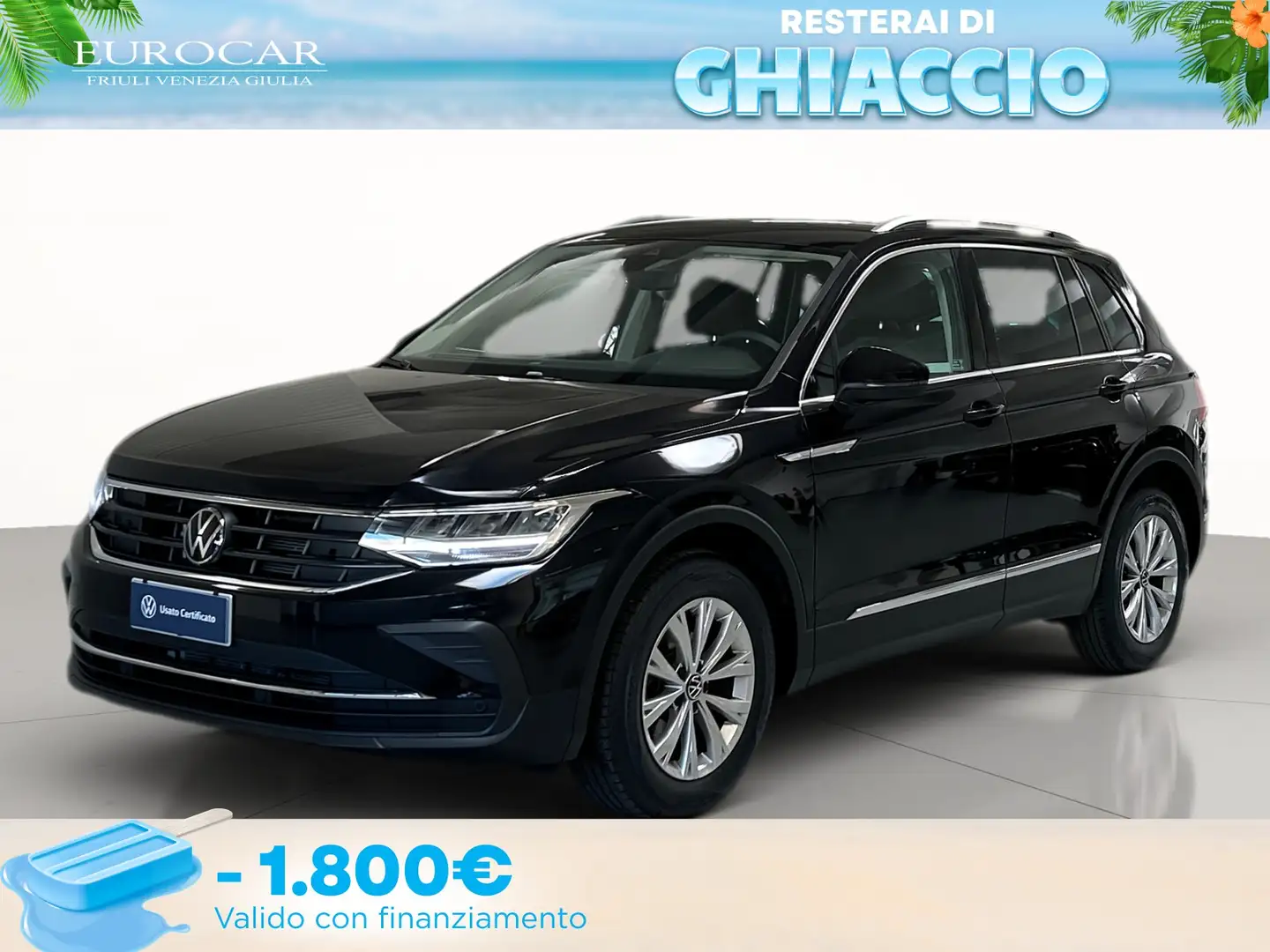 Volkswagen Tiguan 2.0 tdi life 150cv dsg Nero - 1
