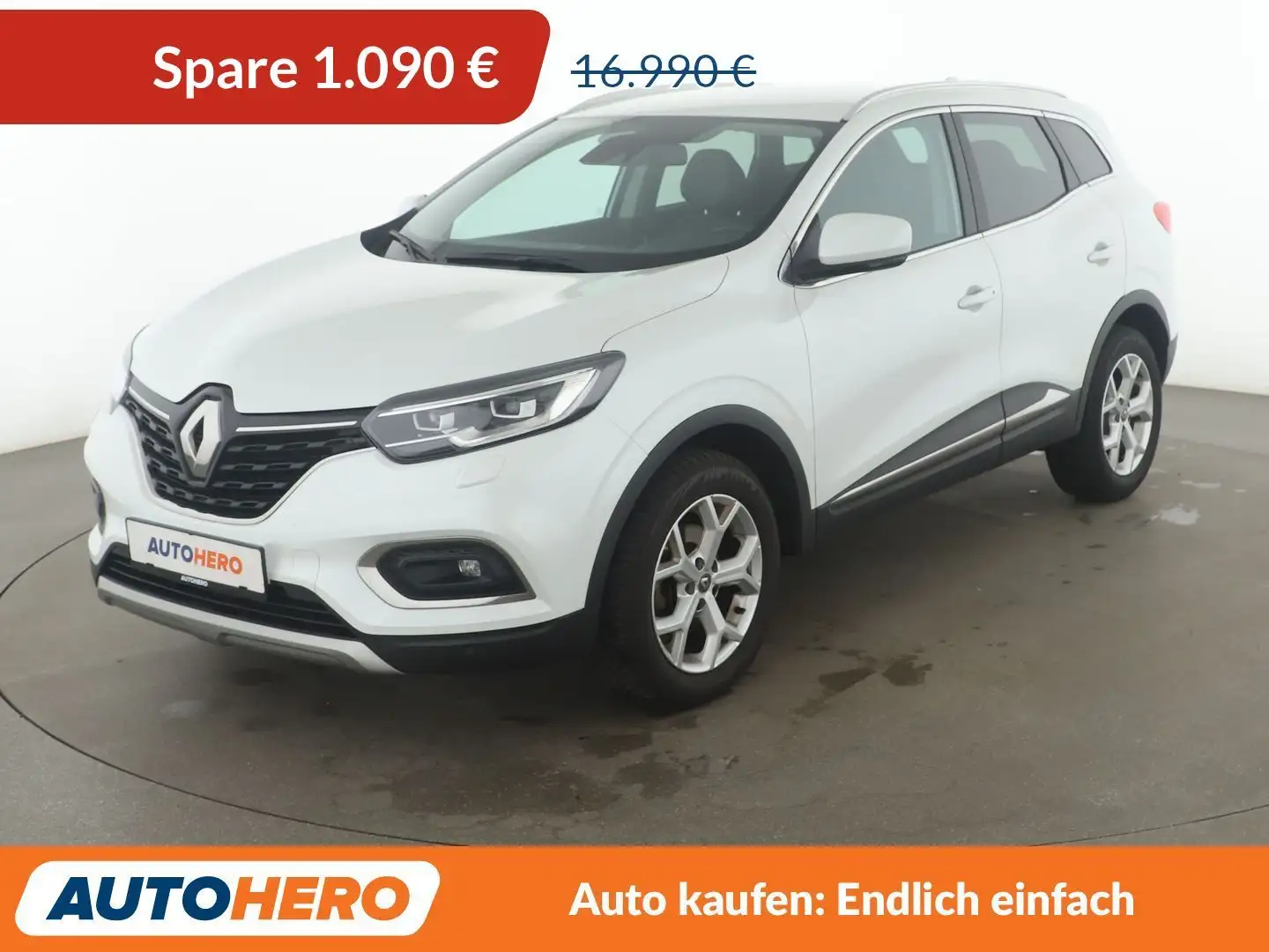 Renault Kadjar 1.3 TCe Limited Aut.*NAVI*CAM*LED*PDC*SHZ*TEMPO* Weiß - 1