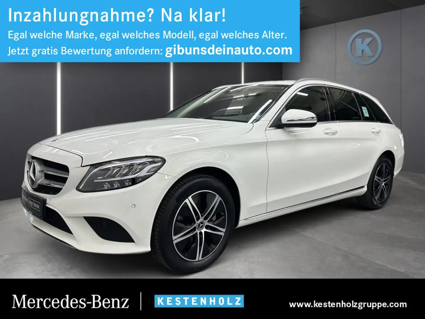 Mercedes-Benz C 200 T 4Matic Avantgarde COMAND+KAMERA+DISTRO Weiß - 1