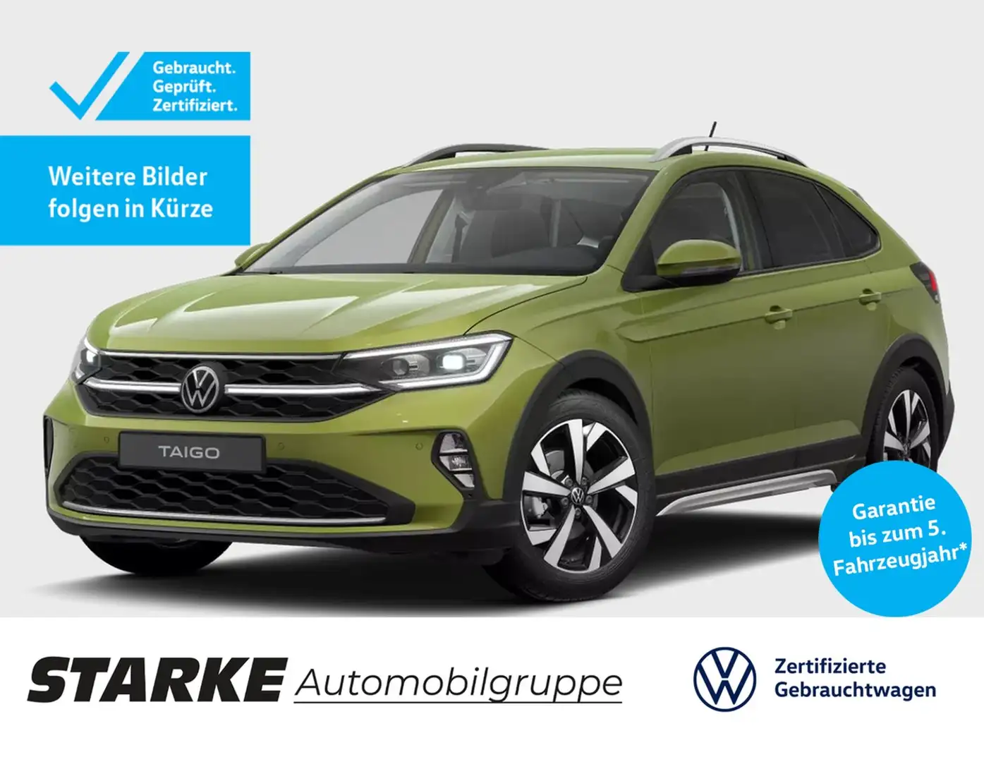 Volkswagen Taigo 1.0 TSI Style Groen - 1