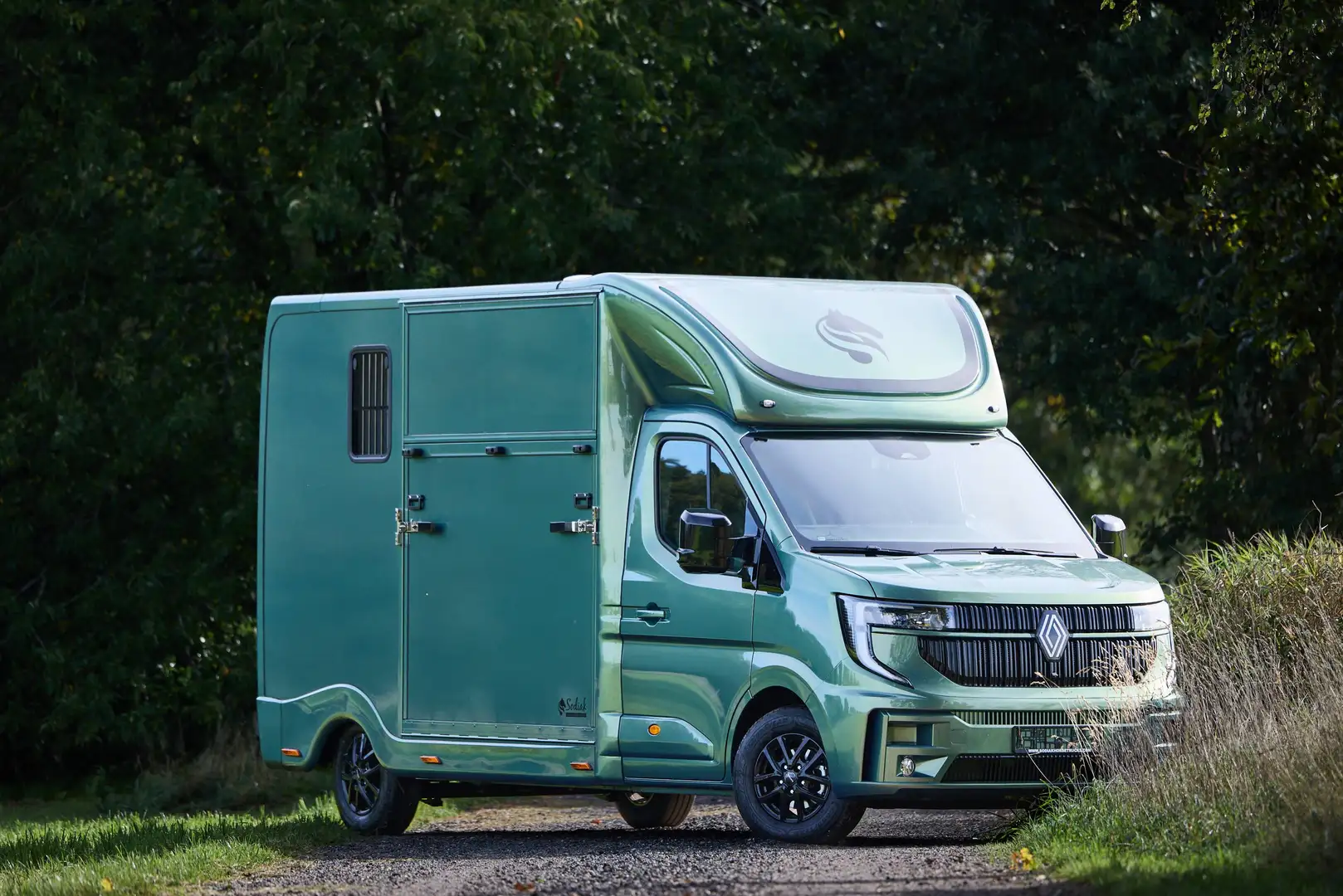 Renault Master Automatik Pferdetransporter "Sodiak" Grau - 1