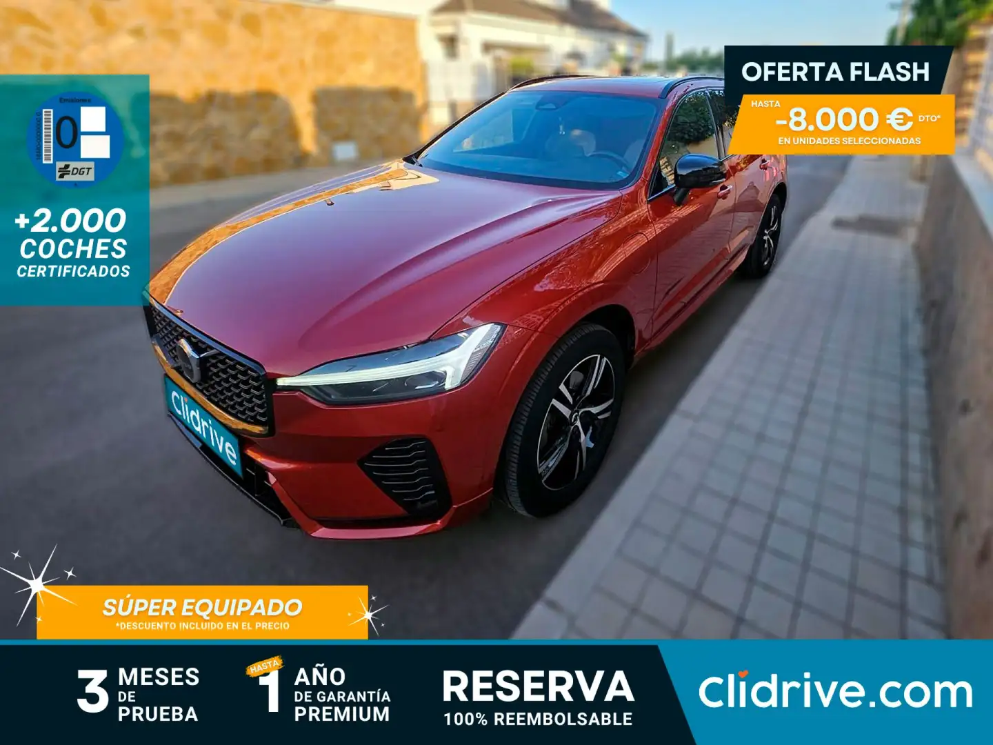 Volvo XC60 2.0 T6 AWD Recharge R-Design Auto Rojo - 1