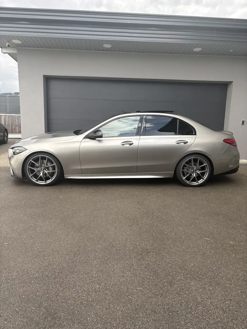 Mercedes-Benz C 220 220d 4Matic Aut. Amg-Line Pano Hifi Massage Grau - 2