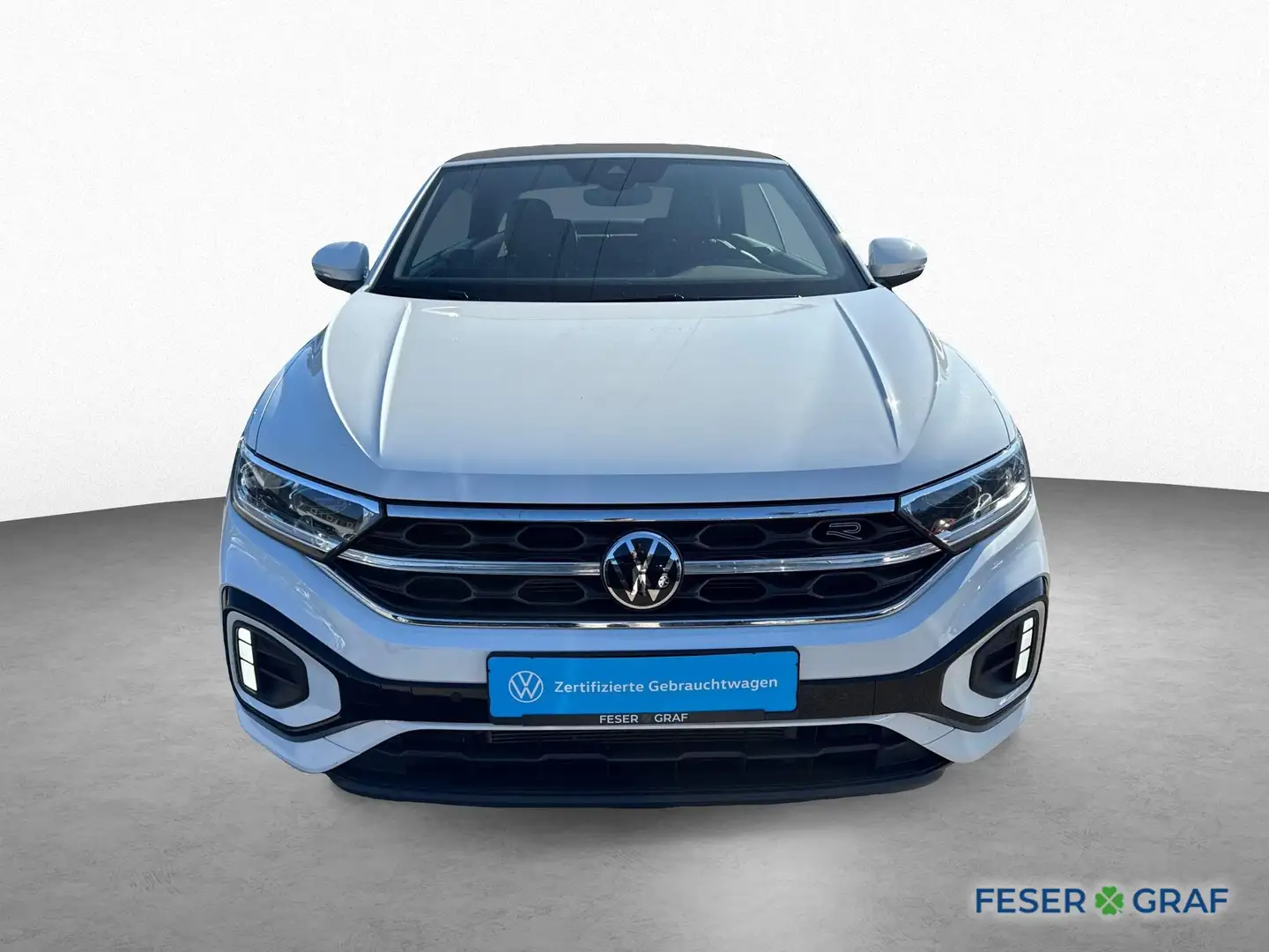 Volkswagen T-Roc Cabriolet 1.5 TSI DSG R-LINE KAM NAVI ACC Weiß - 2