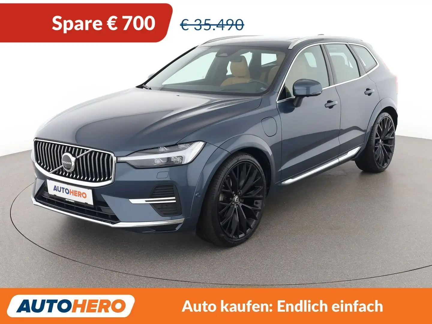 Volvo XC60 2.0 T8 Plug-in Hybrid Inscription AWD Blau - 1