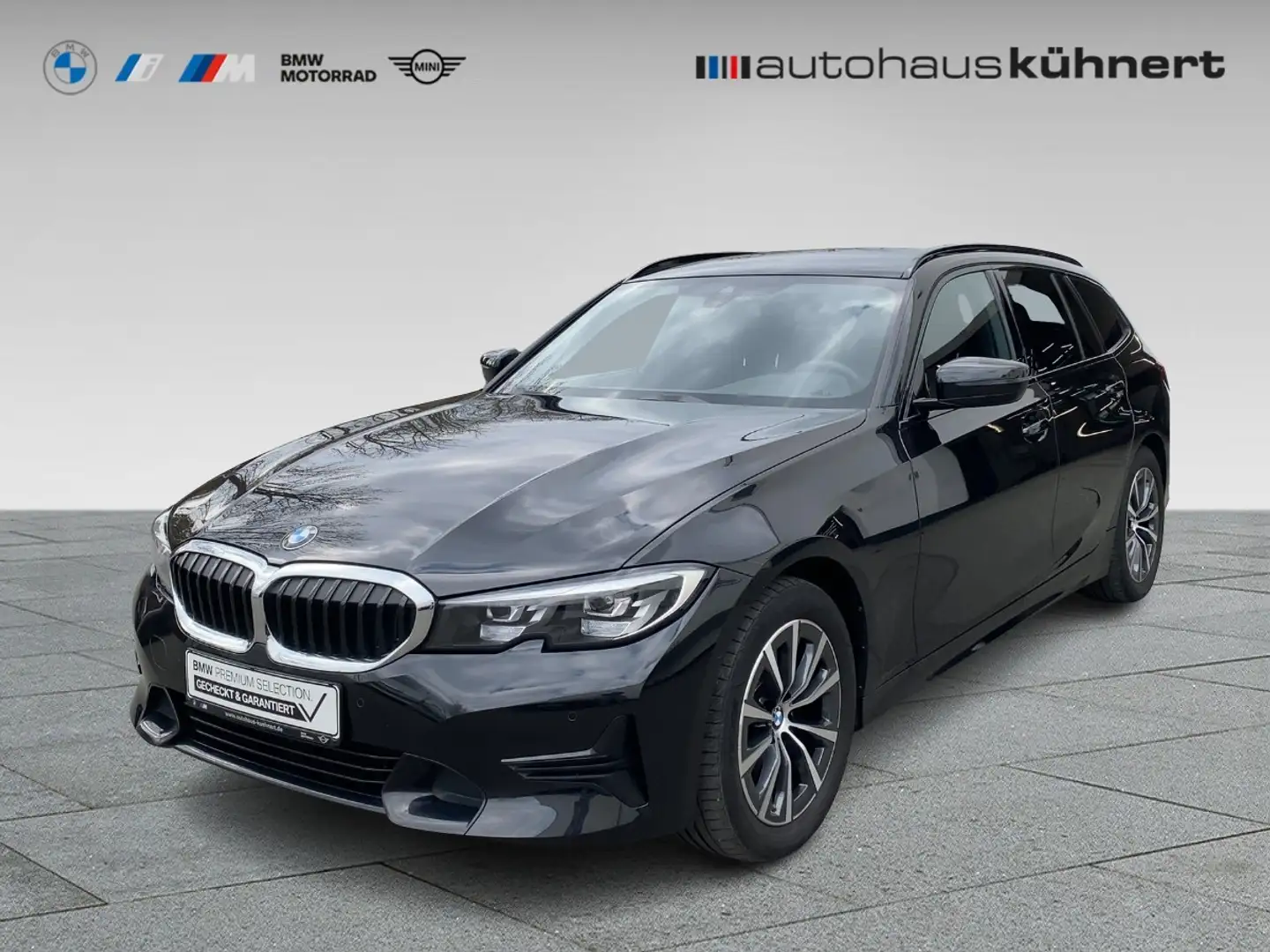 BMW 320 d touring Sport Line SpurAss AHK ParkAss RFK Noir - 1