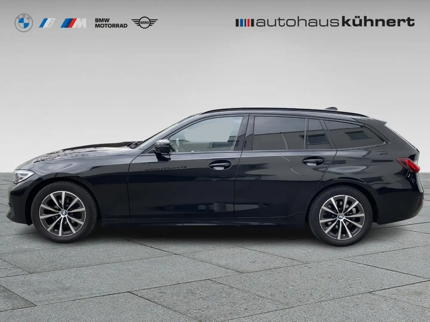 BMW 320 d touring Sport Line SpurAss AHK ParkAss RFK Noir - 2