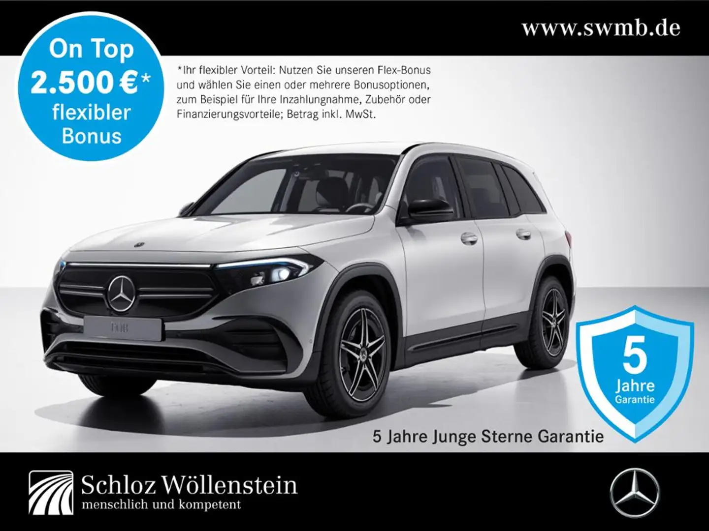 Mercedes-Benz EQB 250 + AMG/Night/LED/AHK/Fahrass/Keyless/Sound Blanc - 1