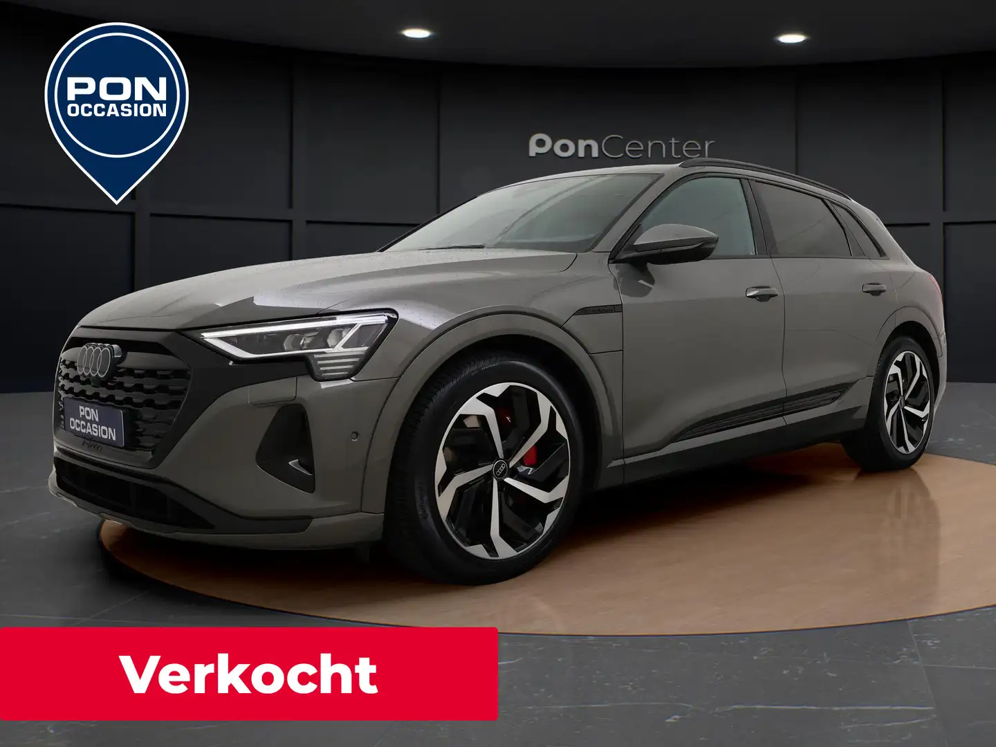 Audi Q8 e-tron 50 Quattro Advanced Edition 95 kWh | Sportstoelen Grijs - 1