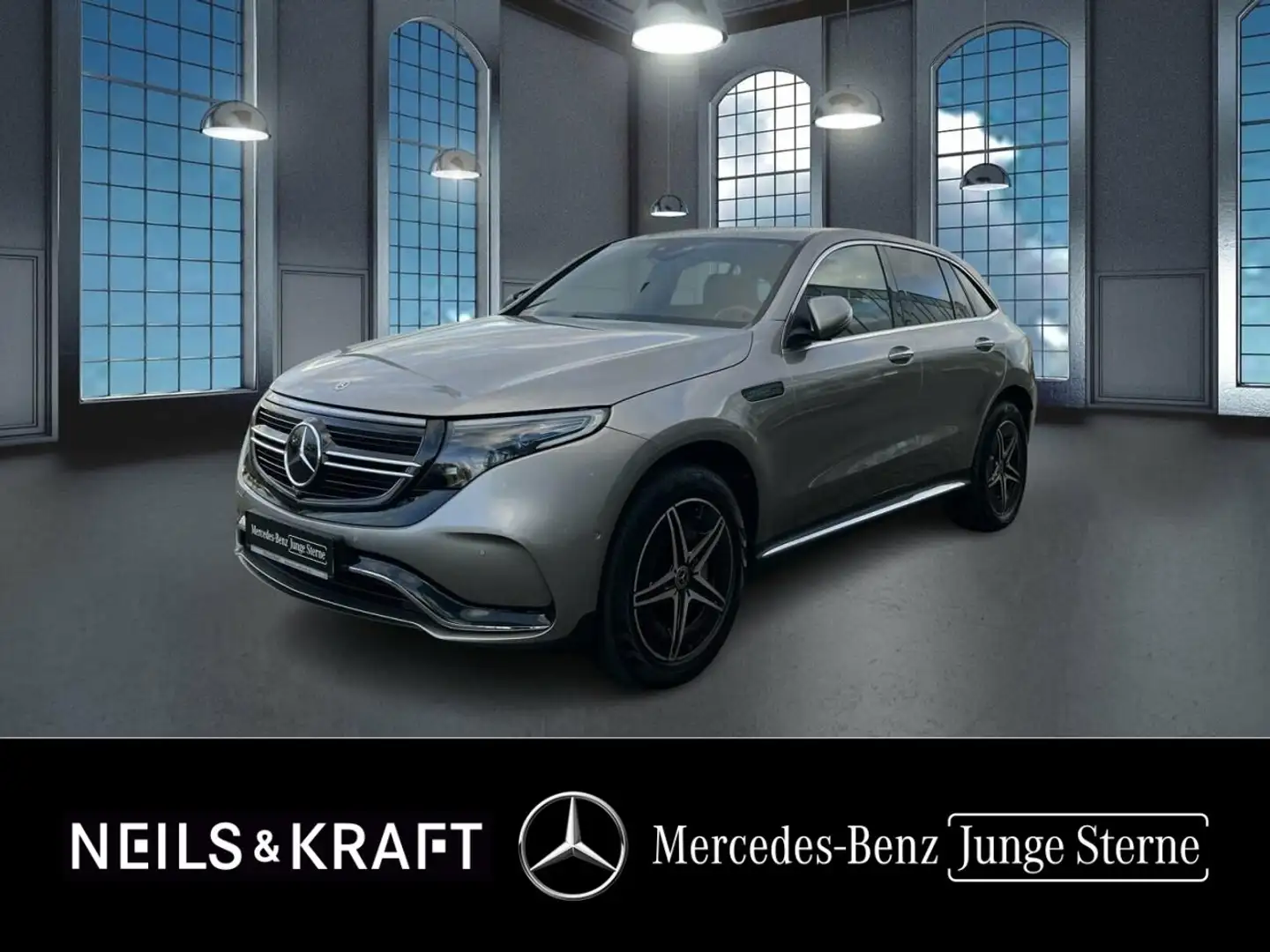 Mercedes-Benz EQC 400 400 4MATIC AMG Line AMG+FAHRASSIST+MULTIBEAM Silver - 1