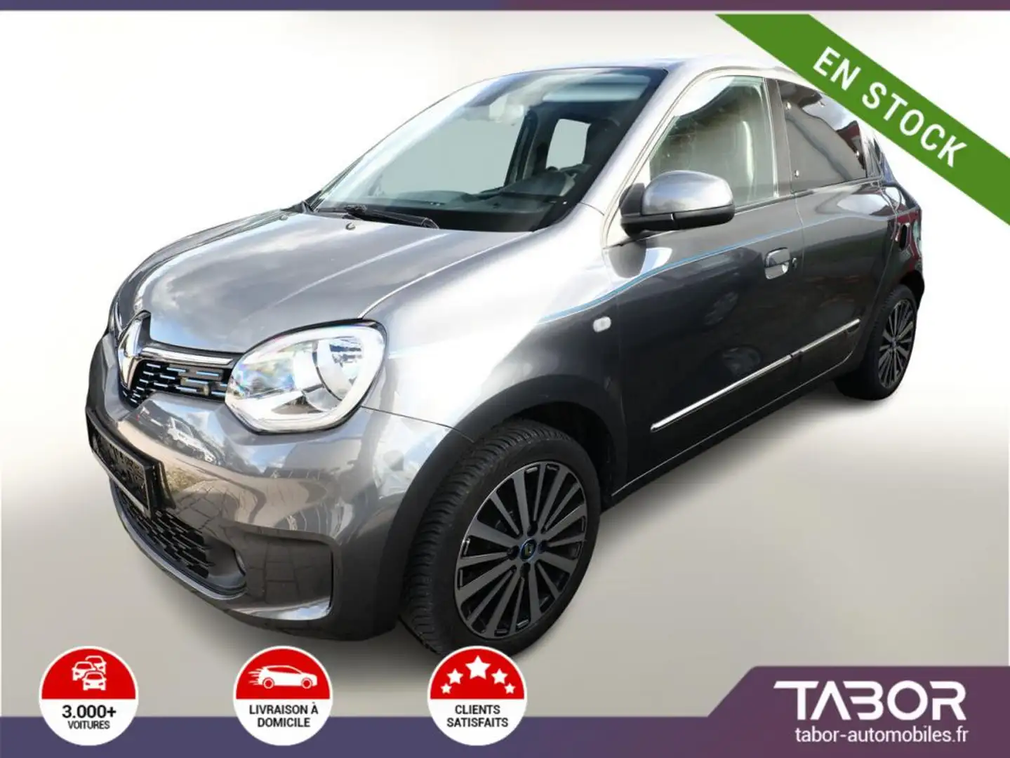 Renault Twingo Electric Intens GPS radars Cam Gris - 1
