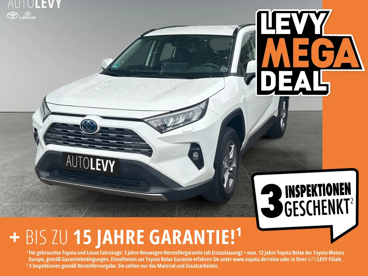 Toyota RAV 4 RAV4 2.5 Business Edition ACC FLA SpurH LM LED Weiß - 1