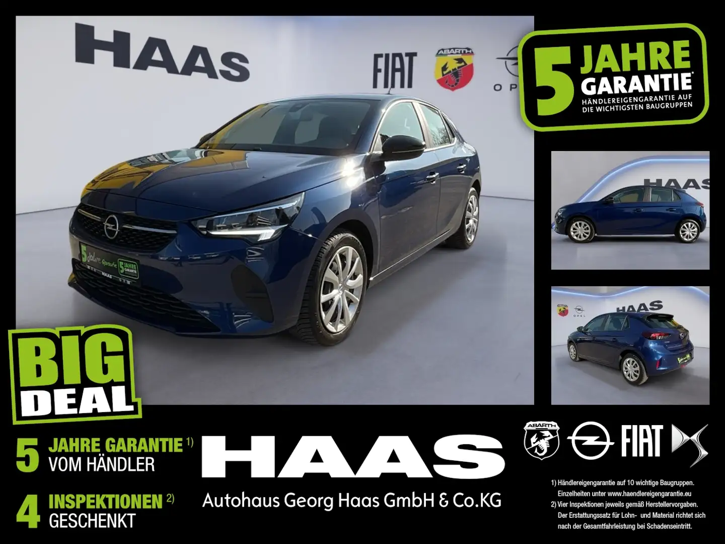 Opel Corsa F 1.2 Turbo Edition Carplay, Parkhilfe Blu/Azzurro - 1