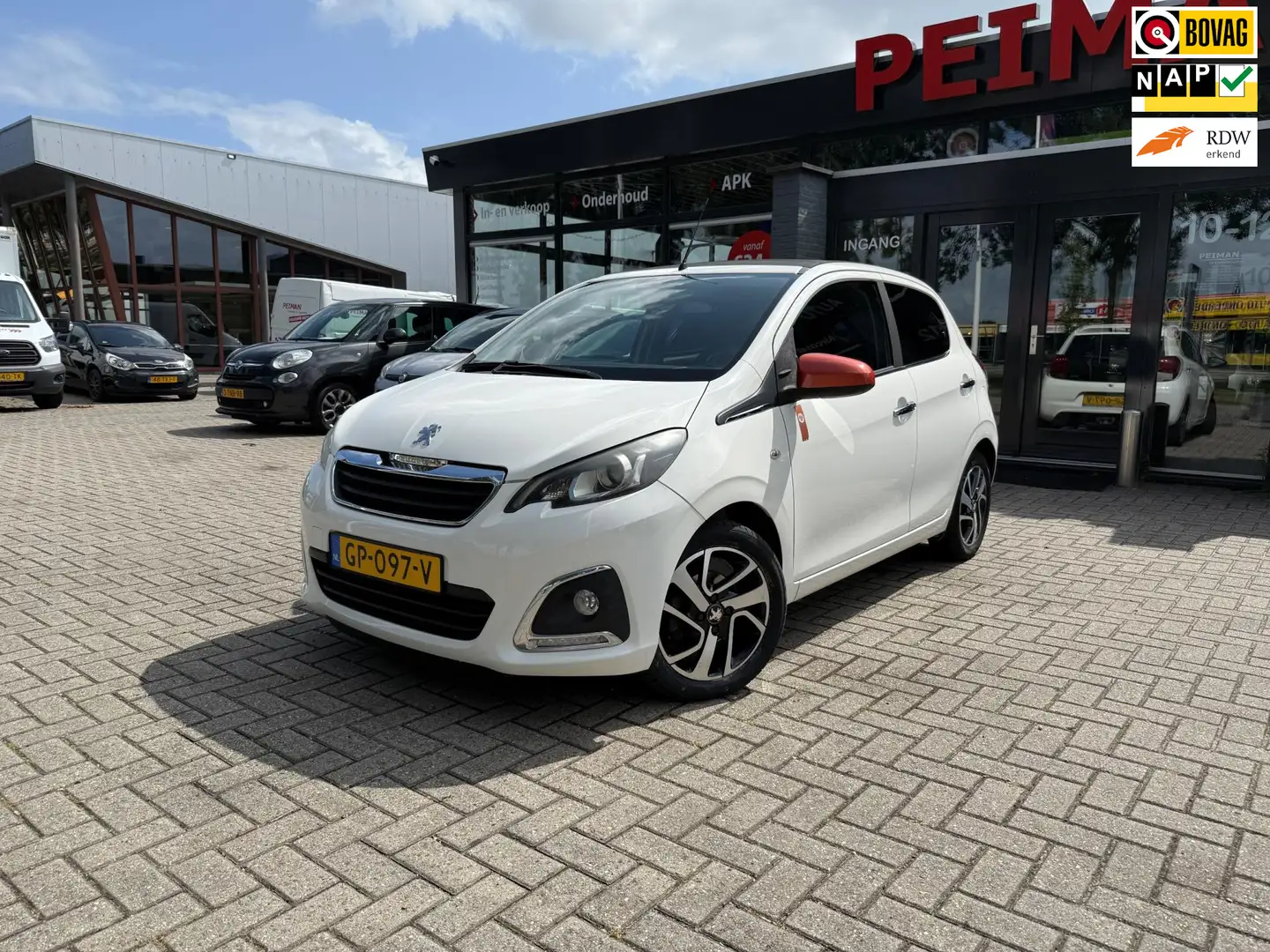 Peugeot 108 1.2 Puretech TOP! Roland Garros Bianco - 1