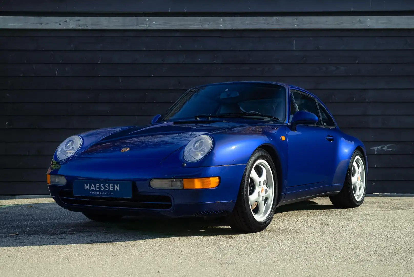 Porsche 993 3.6 Carrera Coupé - Duits geleverd- Super conditie Blauw - 1