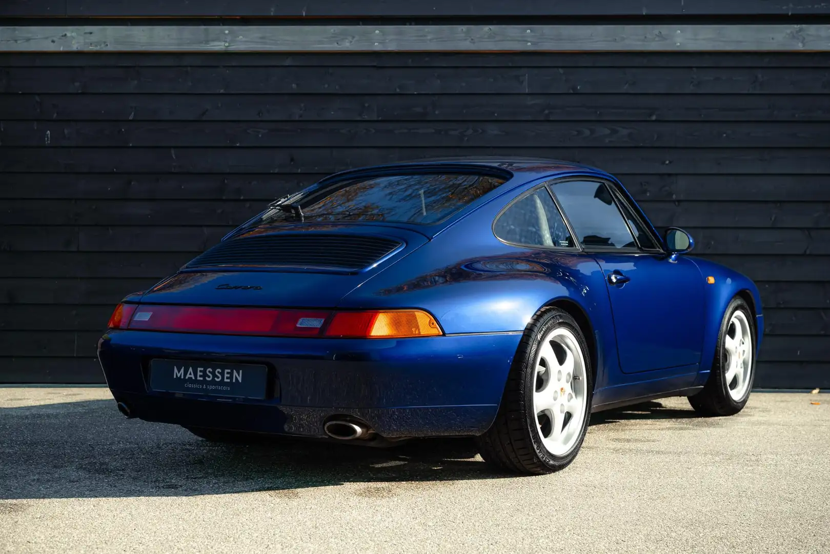 Porsche 993 3.6 Carrera Coupé - Duits geleverd- Super conditie Blauw - 2