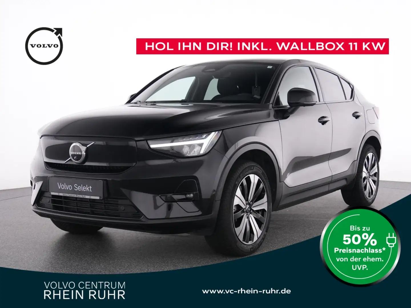 Volvo C40 PURE ELECTRIC ULTIMATE AHK+WINTERPAK+STANDHZ Grau - 1