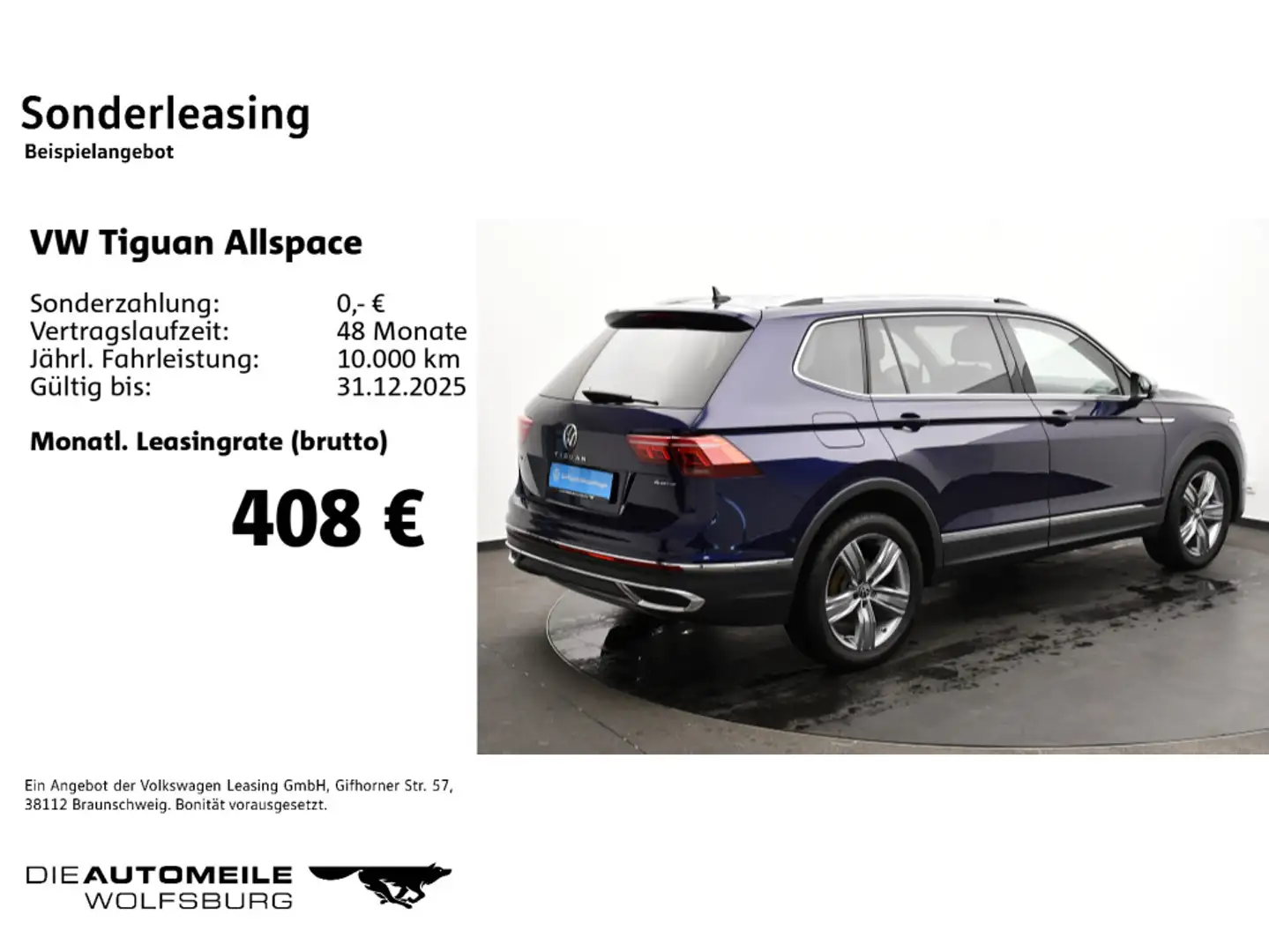Volkswagen Tiguan Allspace 2.0 TDI 4M DSG Elegance HeadUp/M Blau - 2