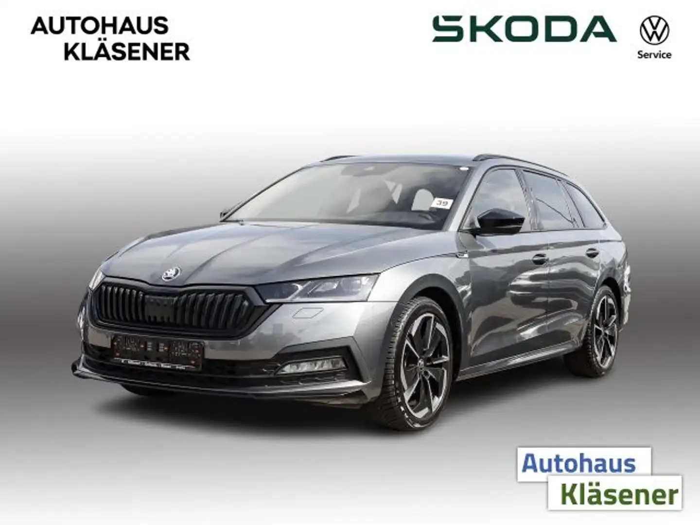 Skoda Octavia Sportl.2.0 110KW DSG 4x4 LED BSD NAVI KAM Grijs - 2