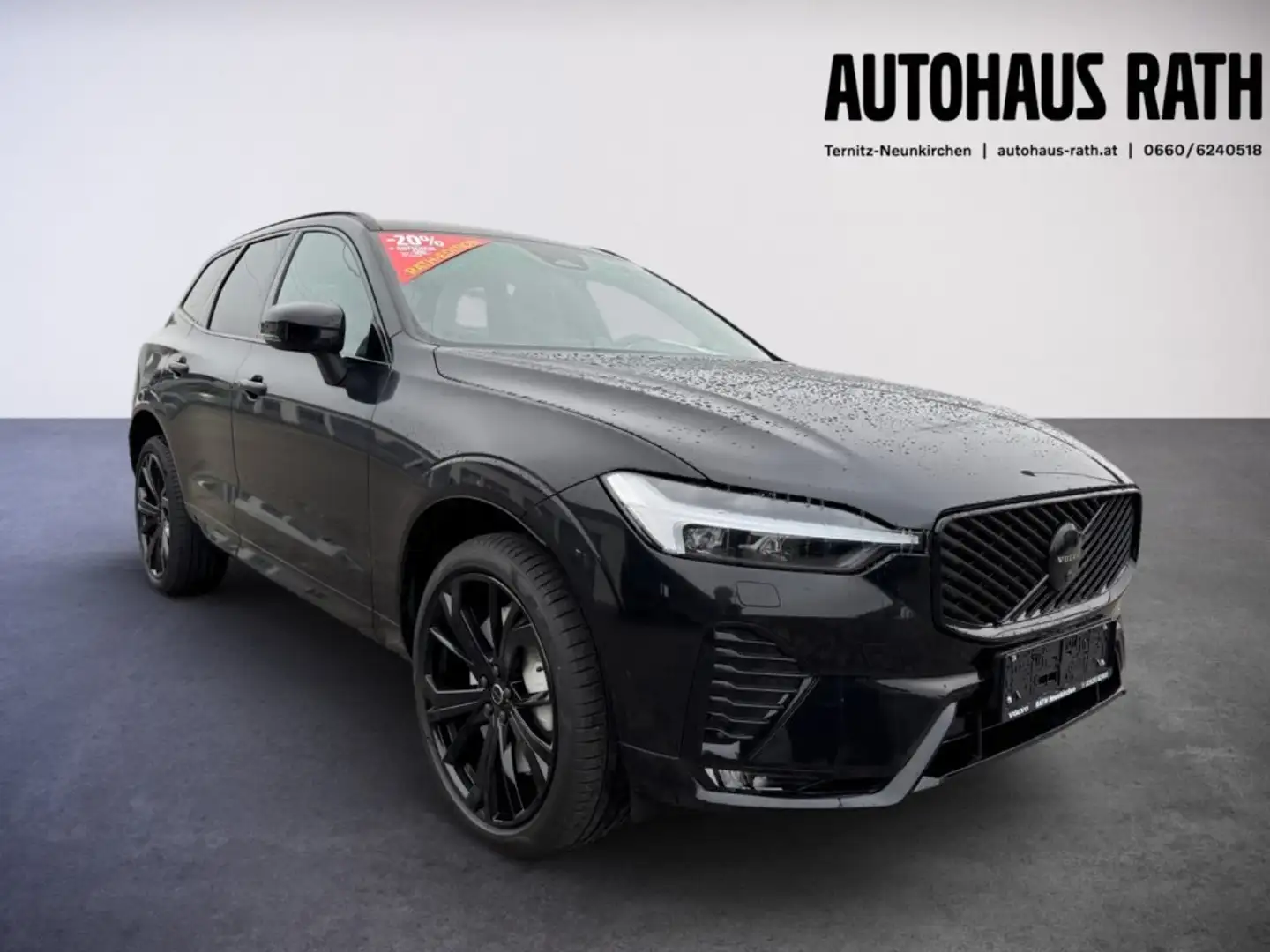 Volvo XC60 Black Edition Ultra, B5 AWD Mild Hybrid, Benzin Schwarz - 2