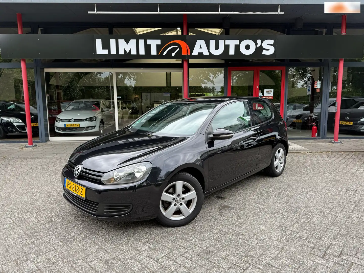 Volkswagen Golf 1.4 Easyline Airco/Cruise/El.ramen/Lmv/Apk Zwart - 1