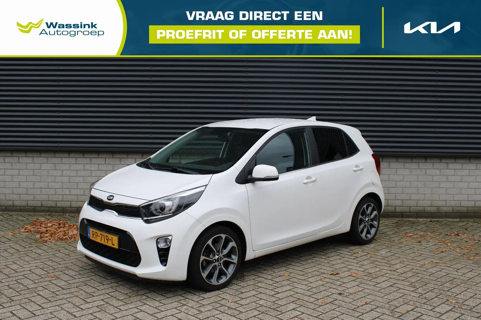 Kia Picanto 1.0 MPi 67pk 4-zits Design Edition | Navigatie | L Wit - 1