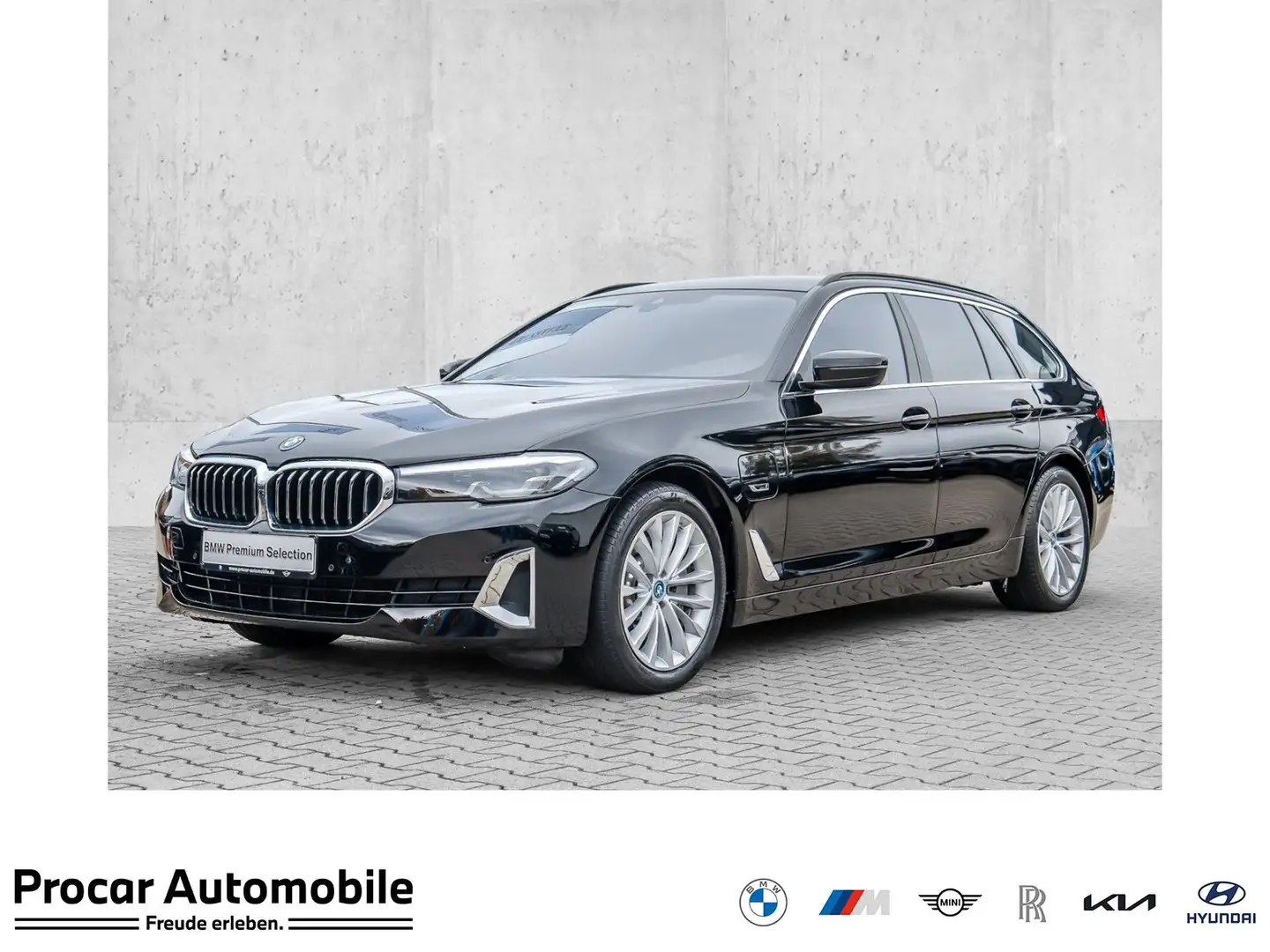 BMW 530 e A Luxury Line AHK NAVI Standh. LED PDC V+H Schwarz - 1