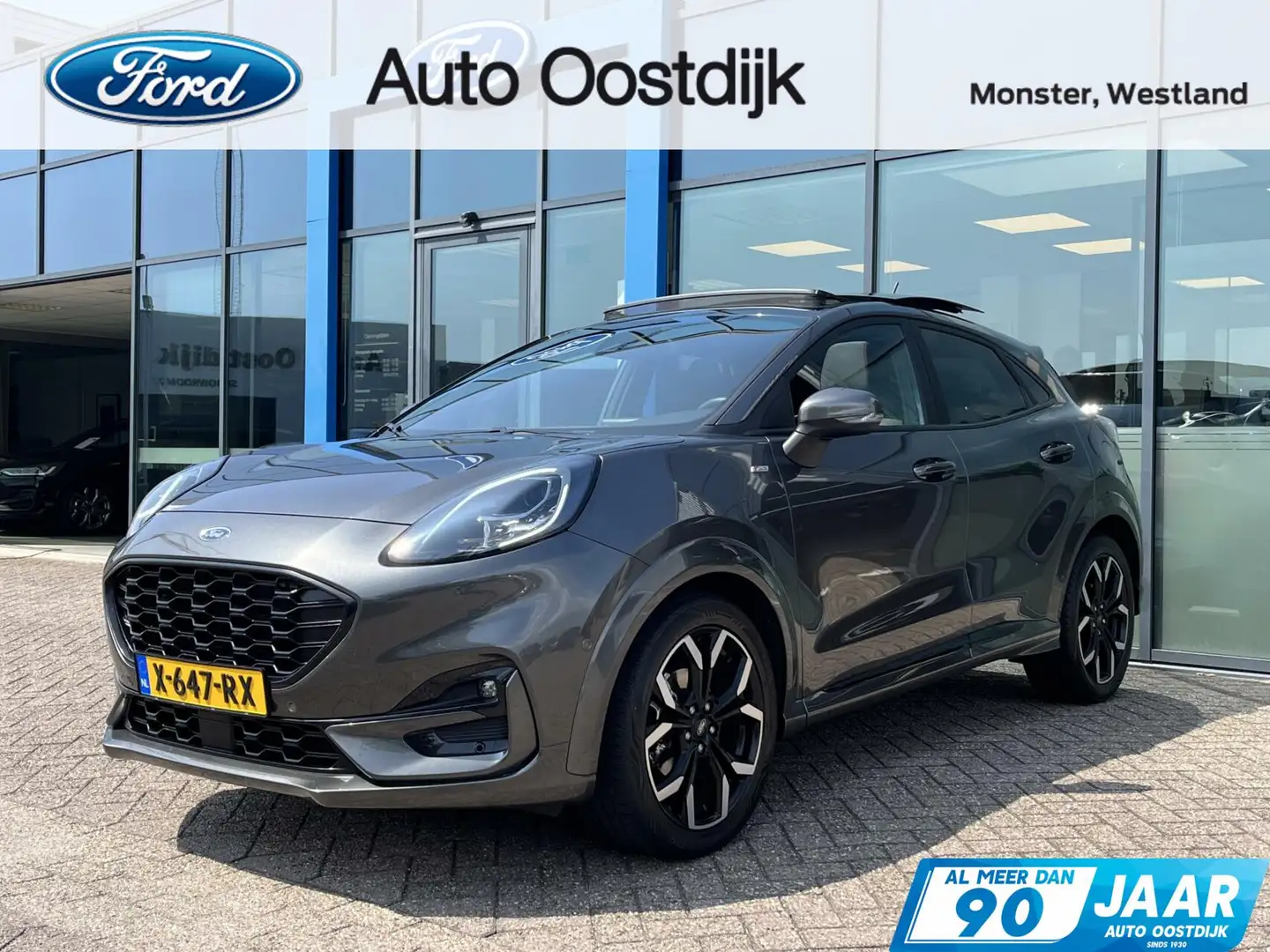 Ford Puma 1.0 EcoBoost Hybrid ST-Line 125Pk Panodak Winterpa Gris - 1